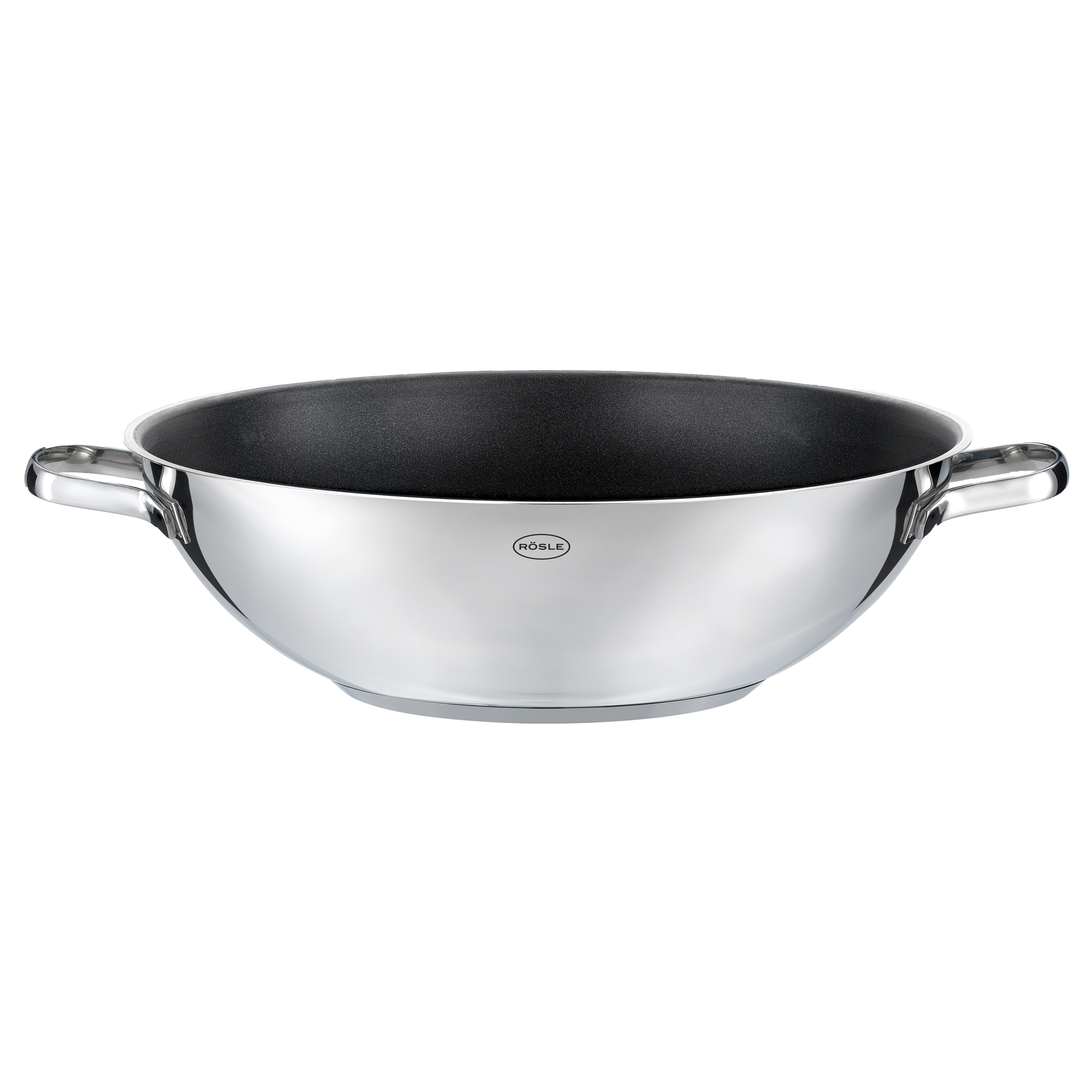 RÖSLE Wok "PUREELEMENTS Ø 32 cm Keramik ProCeraPlus" Edelstahl 18/10 1 tlg. tlg.