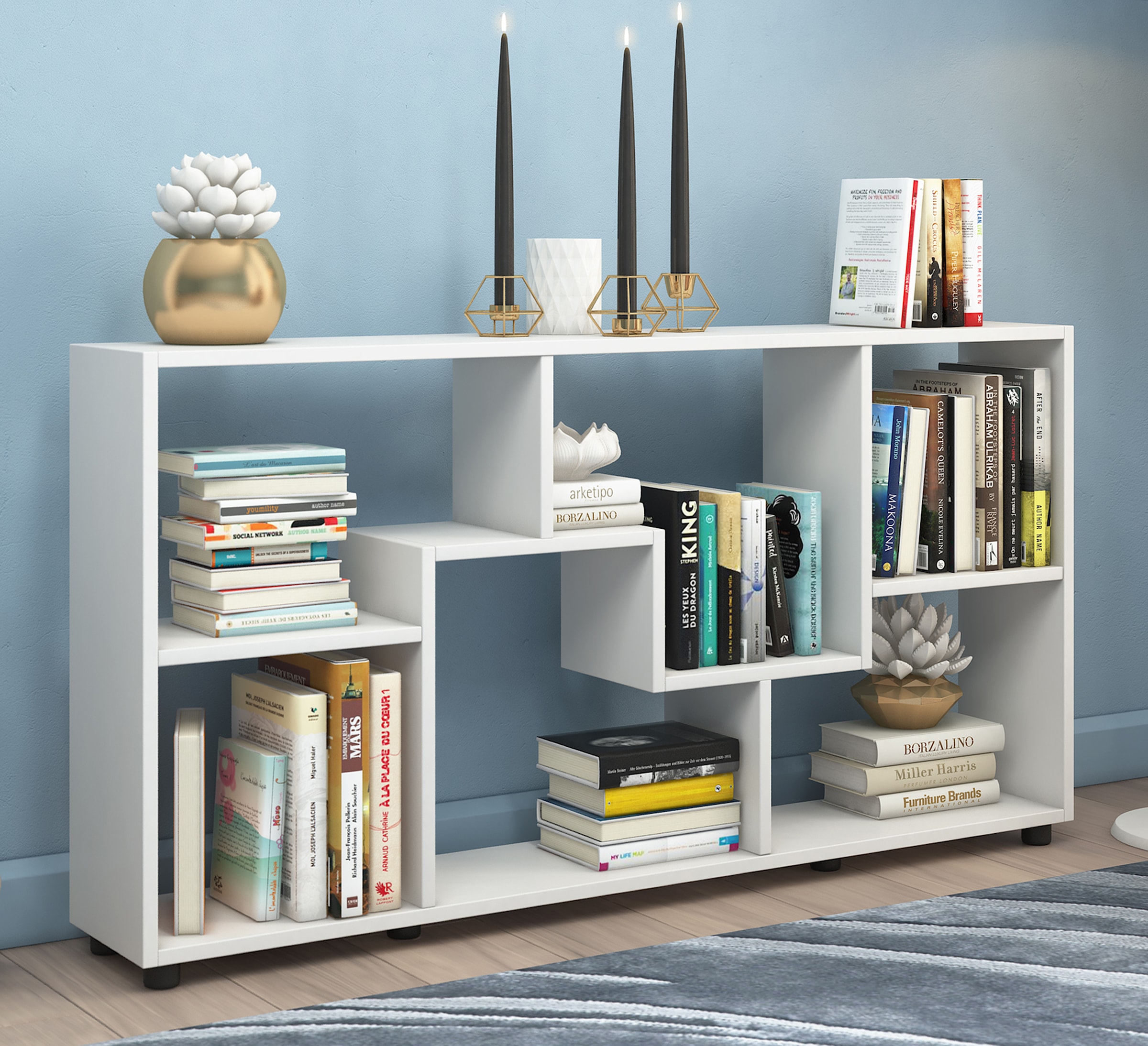 VCM Kommode »Holz Sideboard Regal Raumteiler Kommode Pintal« 1 Stk. tlg.