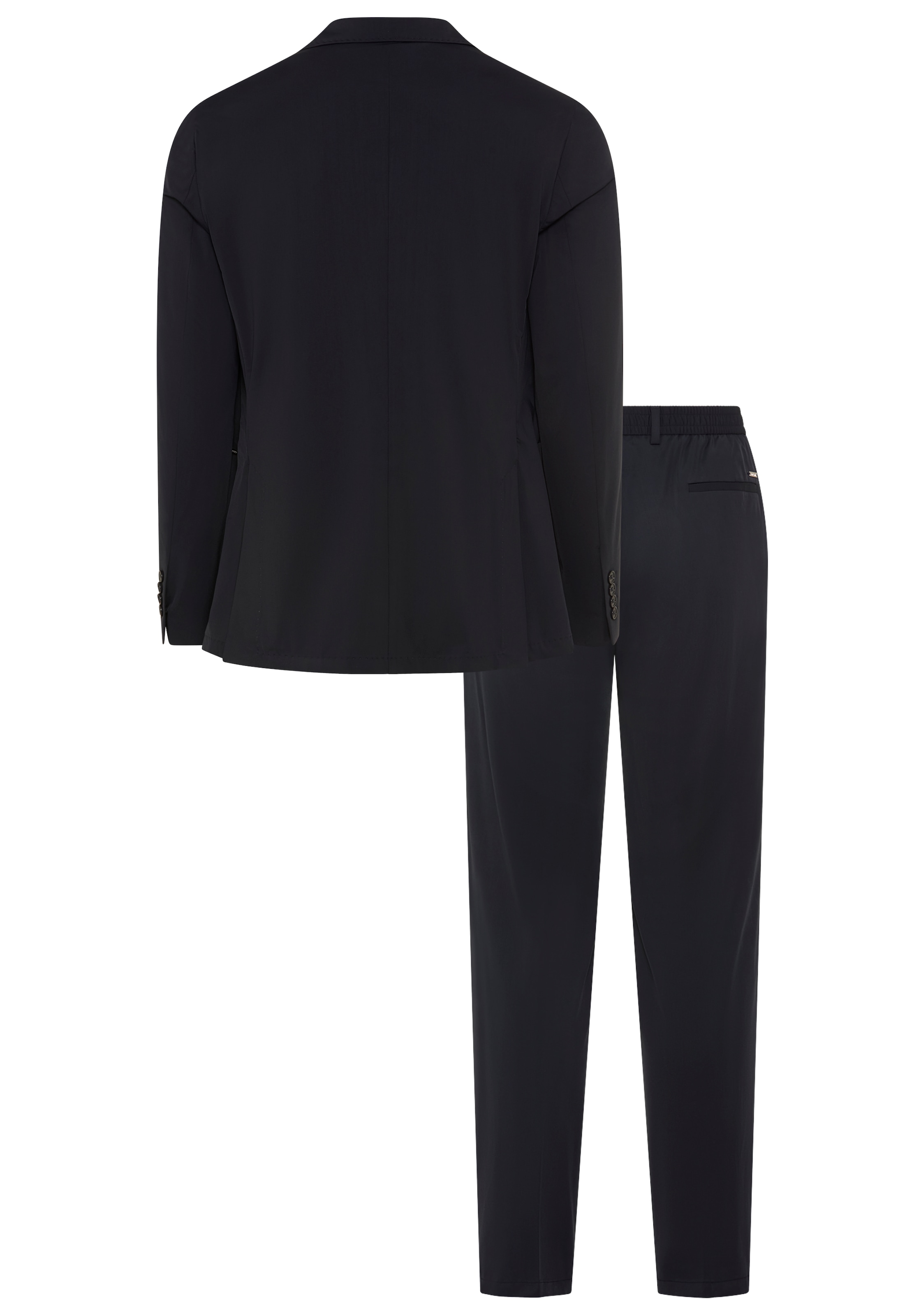 Bruno Banani Anzug »Komfort – leicht, flexibel, knitterarm, modern« Sakko & Hose,  slim fit Sommerleicht – kein Schwitzen, kein Stress
