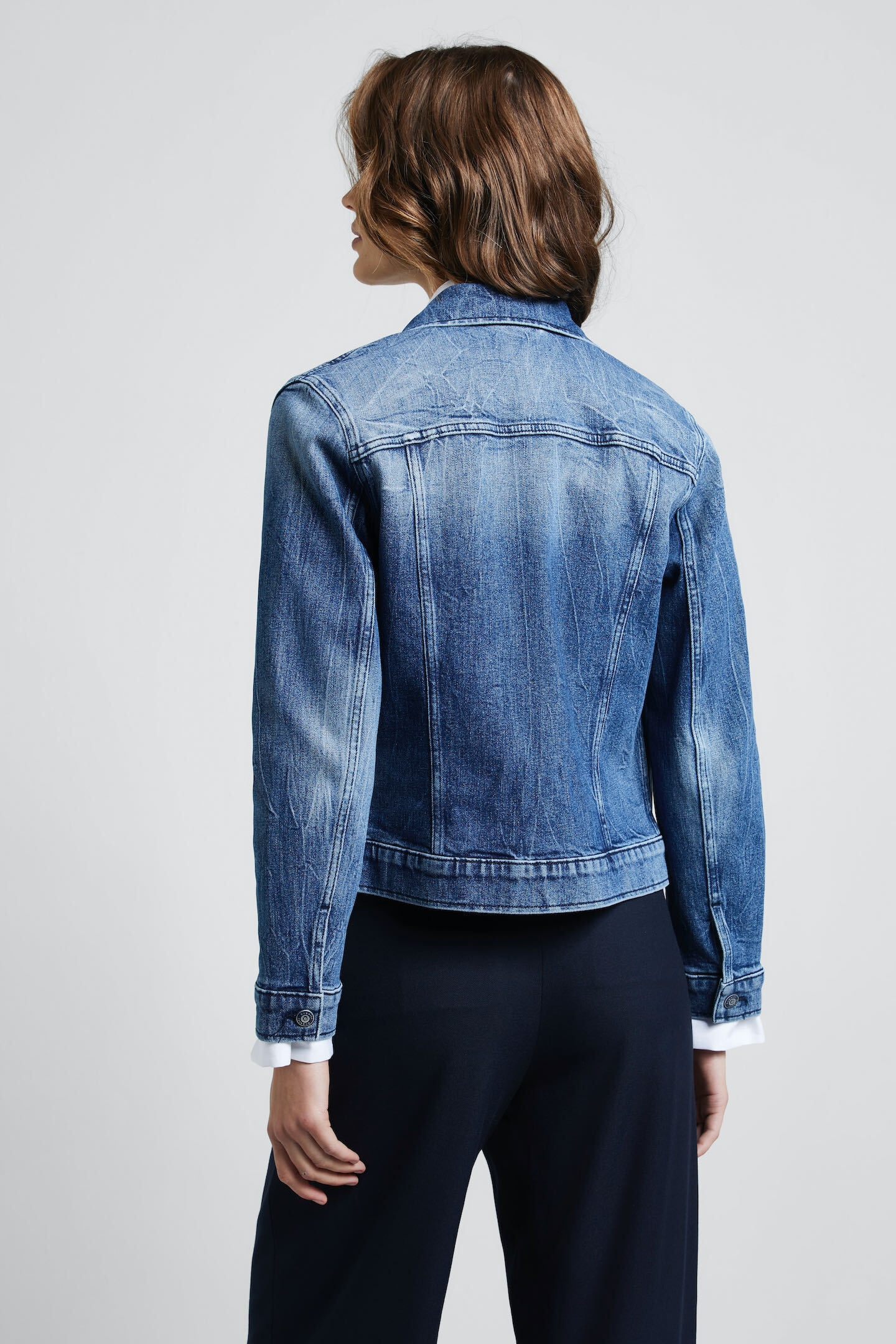 bugatti Jeansjacke, ohne Kapuze, in Used-Optik