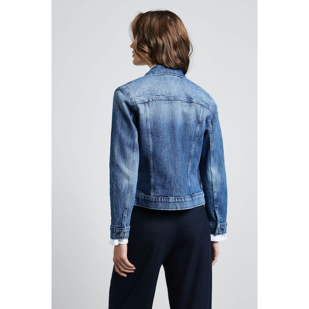 bugatti Jeansjacke, ohne Kapuze