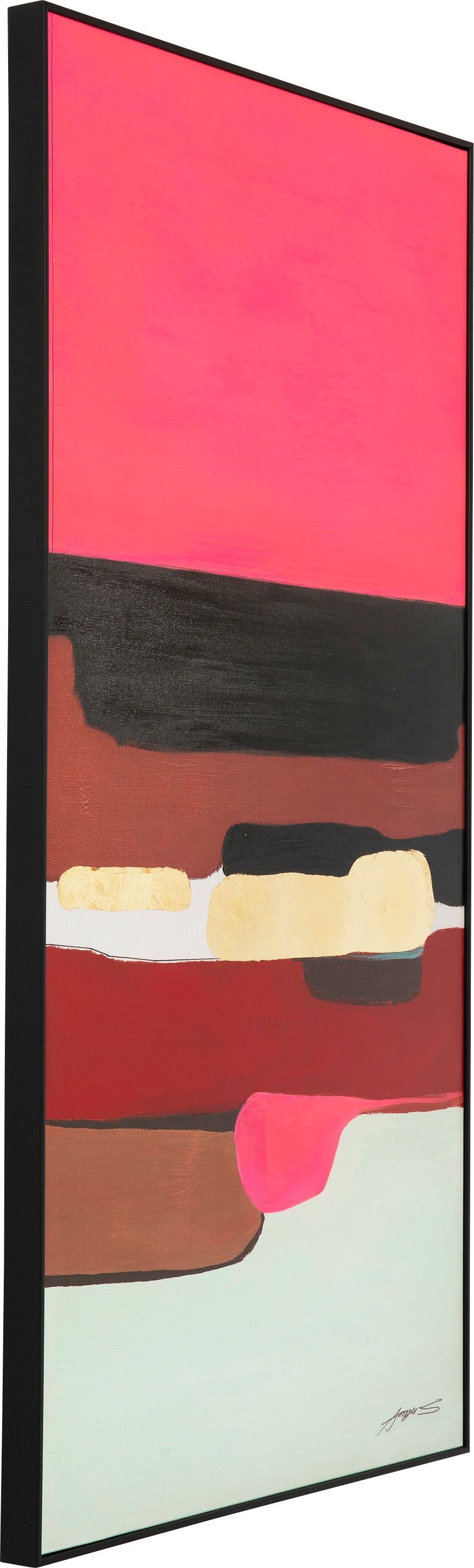 Kare Design Bild mit Rahmen »Gerahmtes Bild Abstract Shapes«