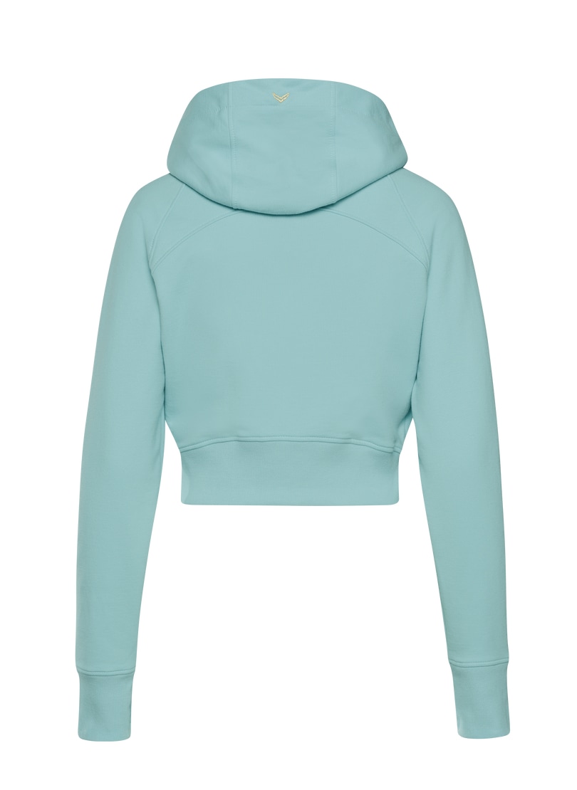 Trigema Sweatjacke »TRIGEMA Cropped Kapuzenjacke«