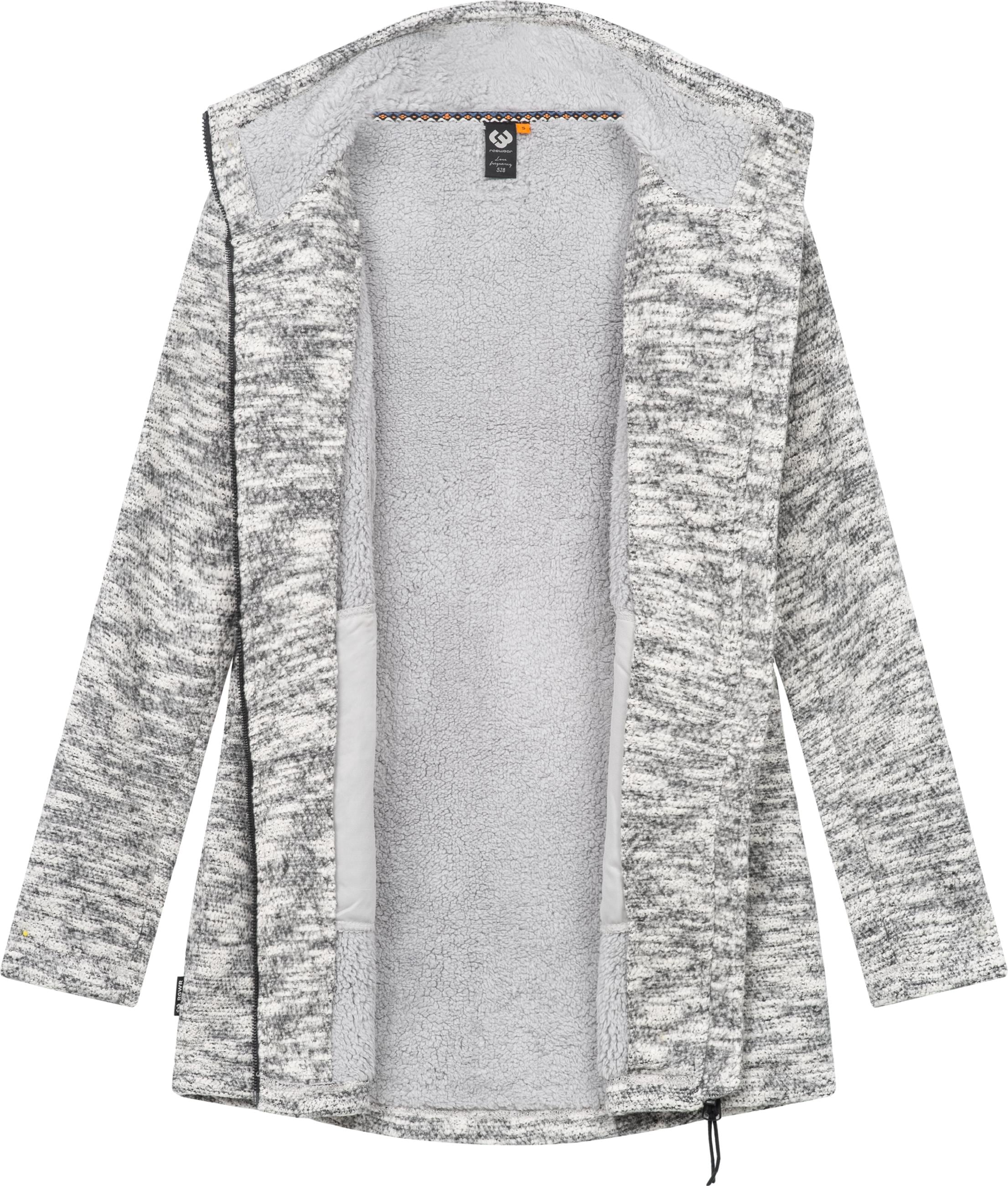 Ragwear Kapuzensweatjacke »Strickjacke Miram Melange«