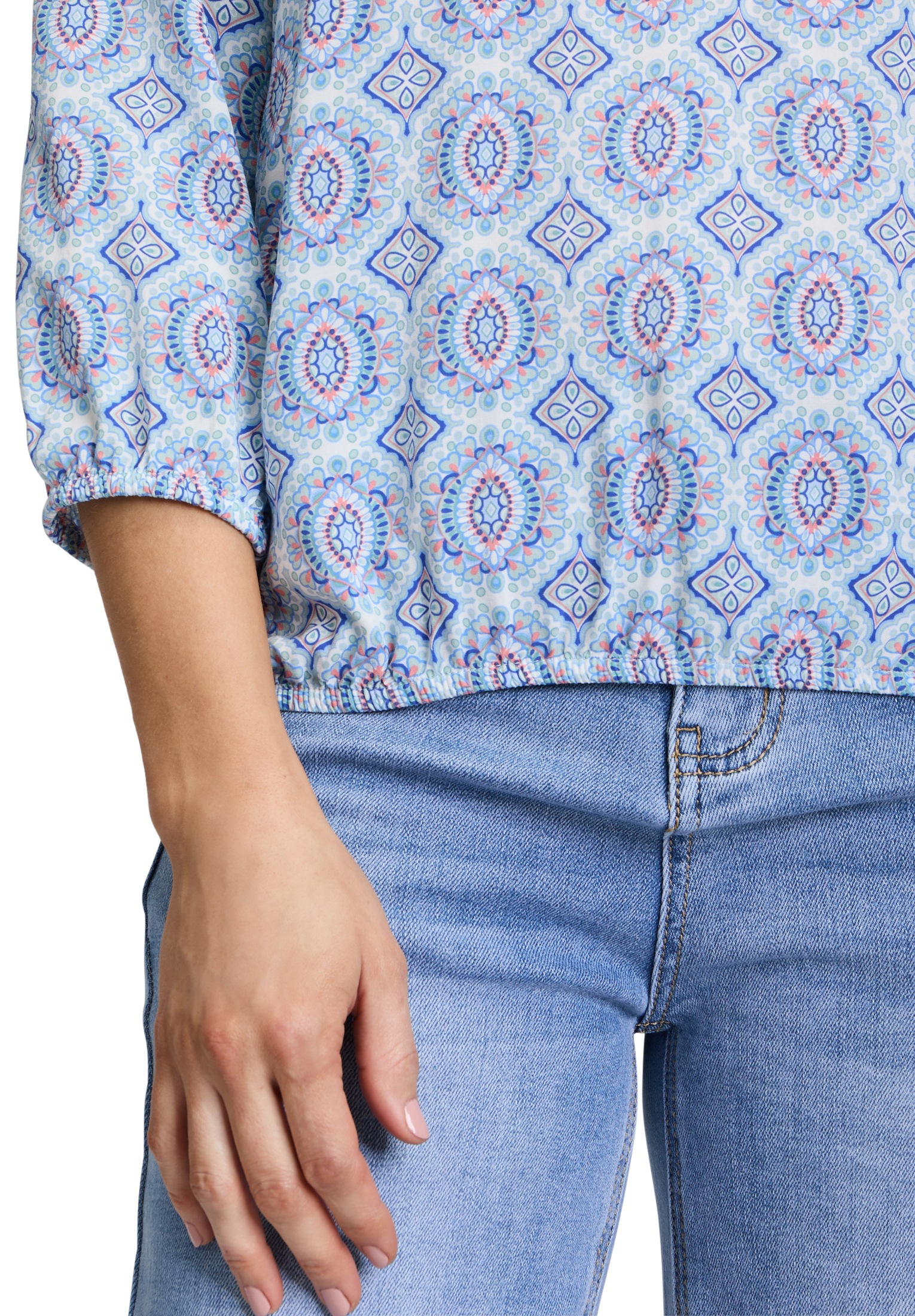 Cartoon Klassische Bluse »Casual-Bluse mit Muster«