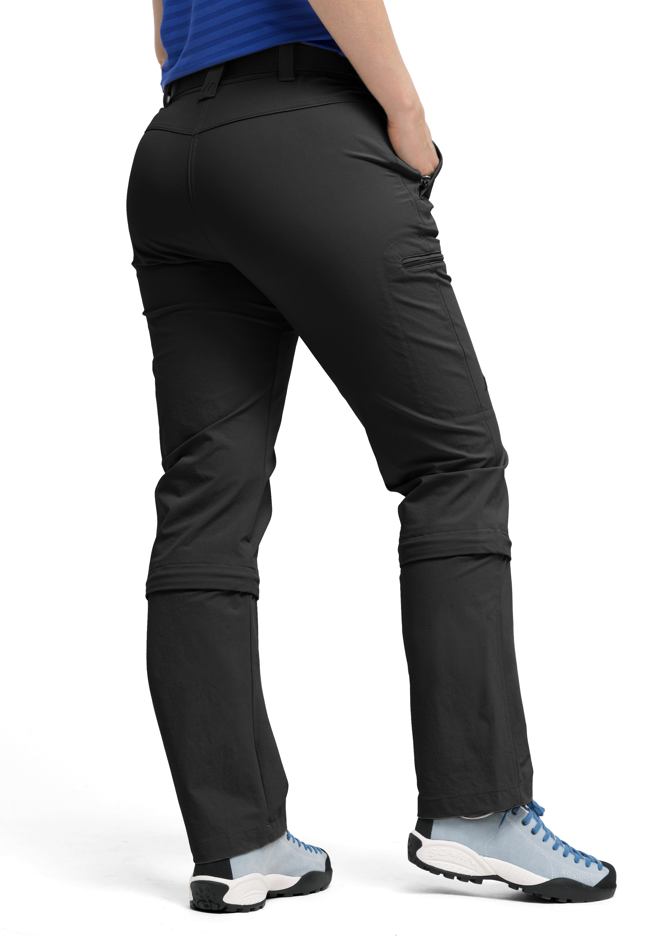 Maier Sports Funktionshose »Arolla«, Damen Wanderhose, zipp-off Outdoor-Hose, 3 Taschen, Regular Fit