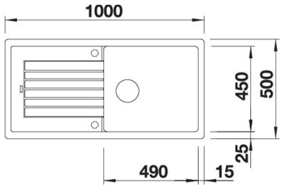 Blanco Granitspüle »ZIA XL 6 S«, erhältlich in mehreren Farben