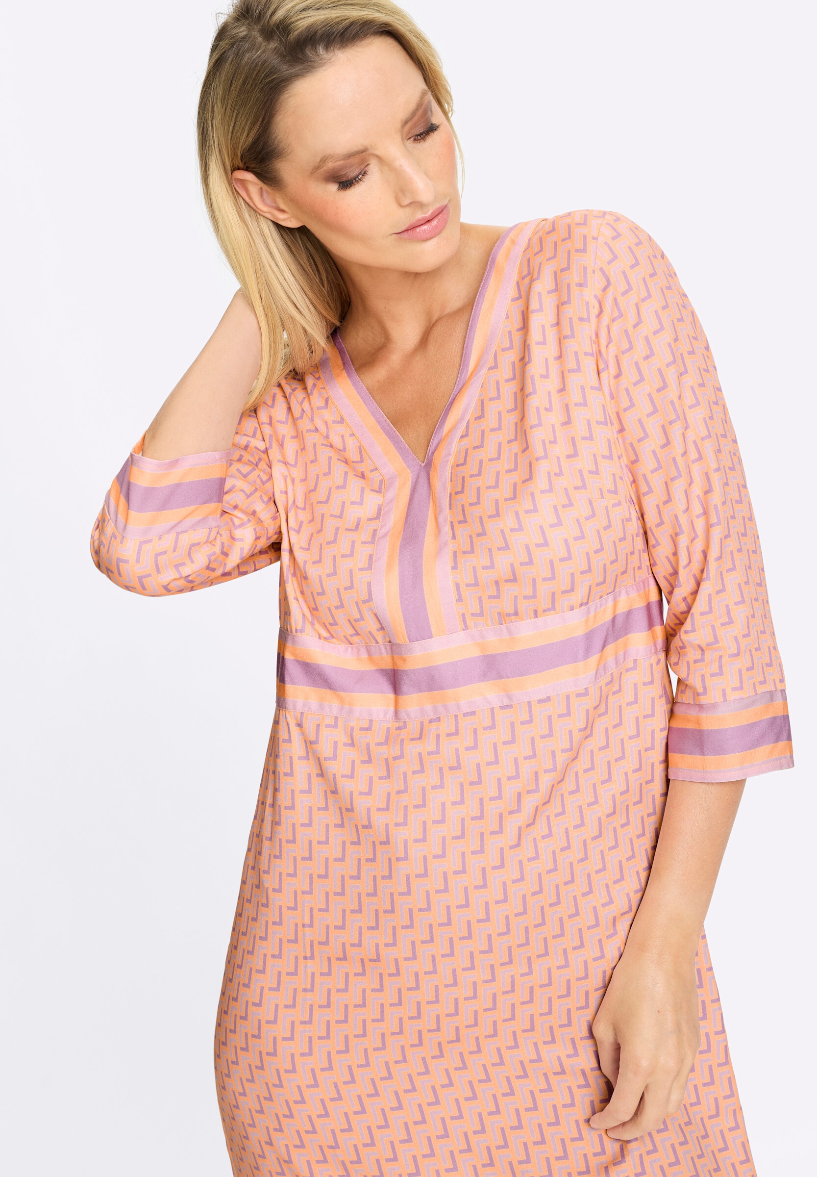 heine Sommerkleid »Druck-Kleid Webkleid« Ohne Taschen