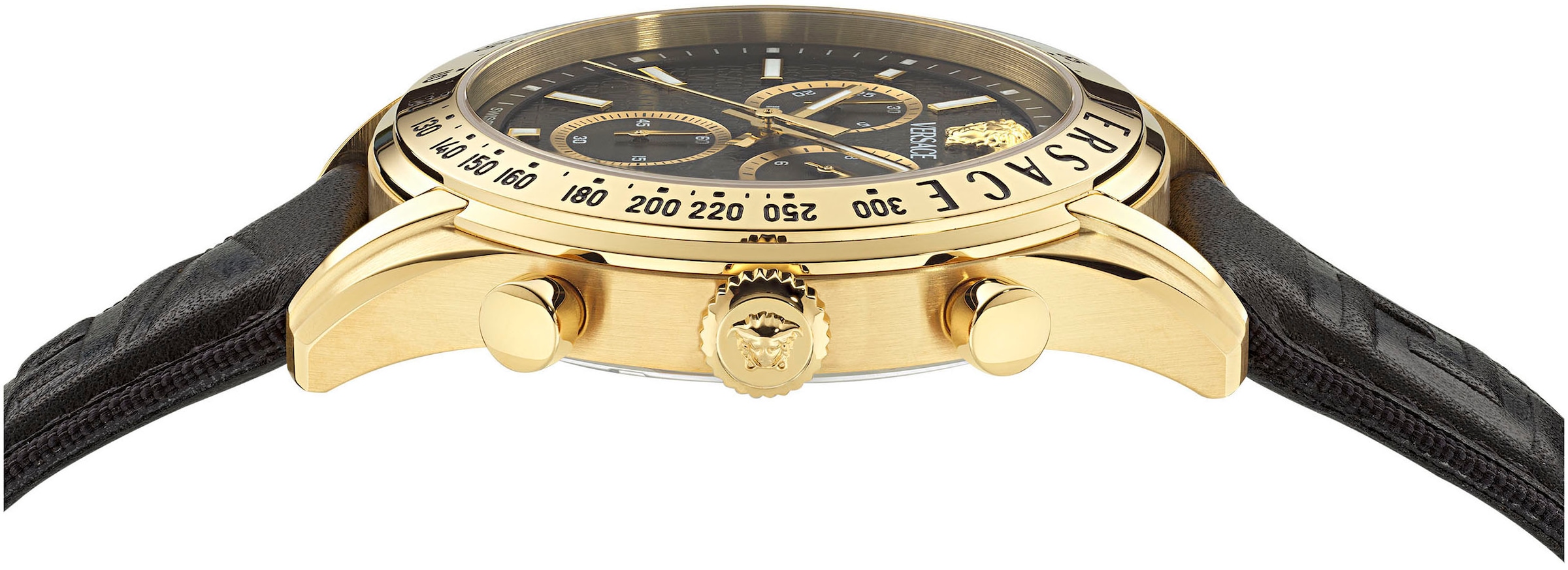 Versace Chronograph »CHRONO MASTER«, Quarzuhr, Armbanduhr, Herrenuhr, Datum, Stoppfunktion, Swiss Made