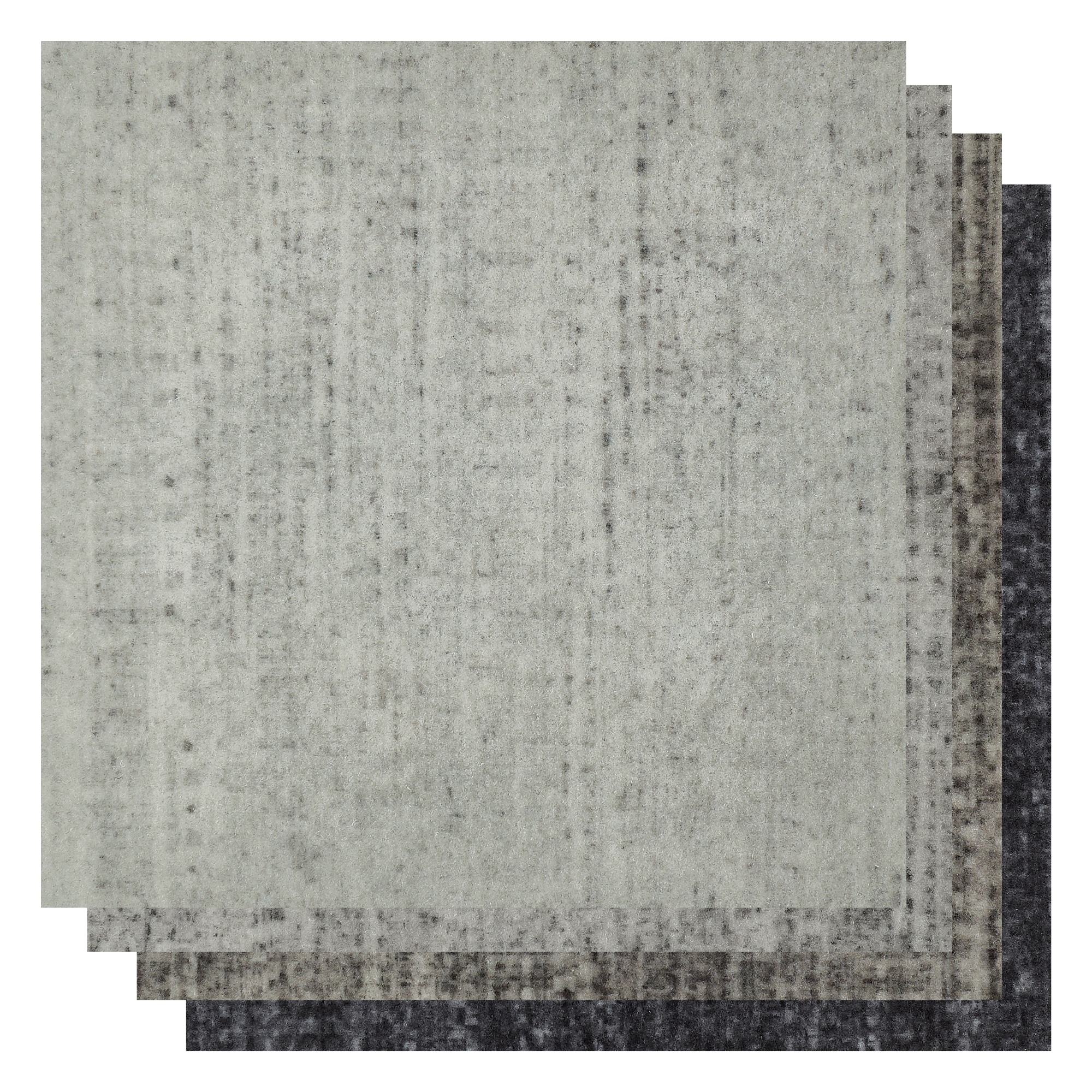 Andiamo Teppichfliese »Paris Nadelfilz«, quadratisch, 4 mm Höhe, 40x40 cm, selbstklebend, robust & strapazierfähig, 25 Stück (4 qm)