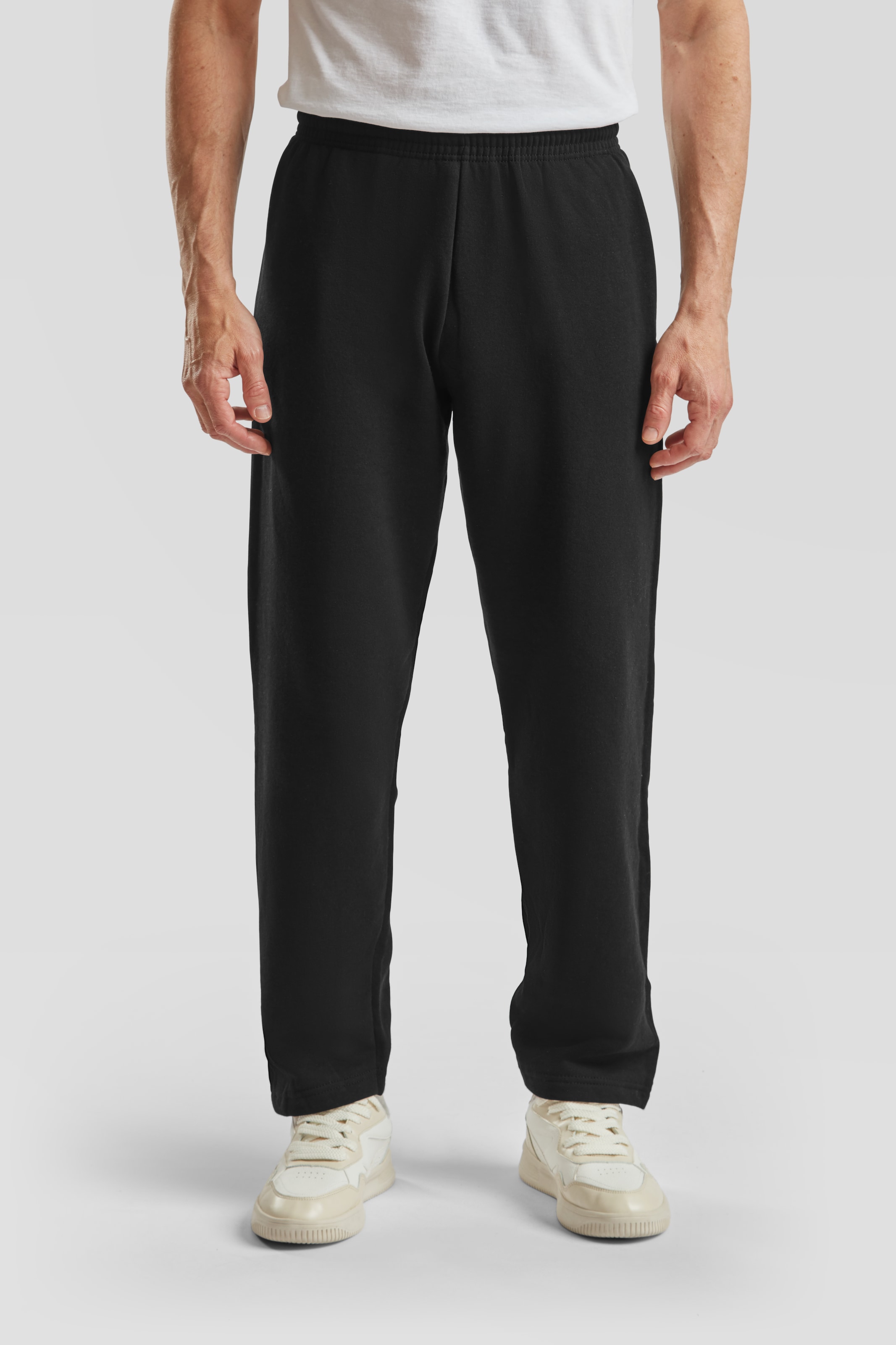 Fruit of the Loom Sweathose  Jogger mit offenem Beinabschluss