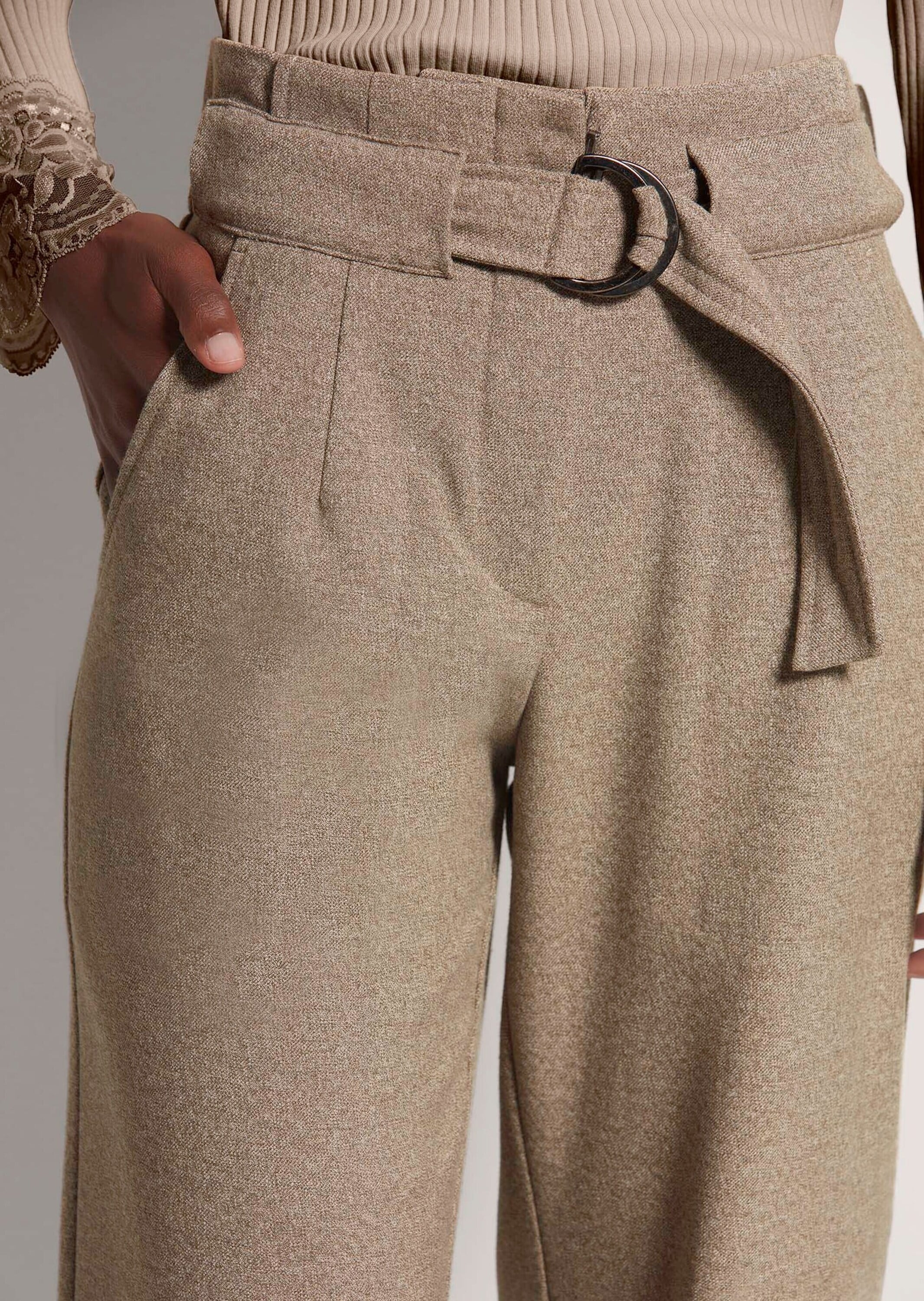 MADELEINE Cargohose »Cargo-Pants Lässige Damenhose mit Gürtel und Gummisaum«