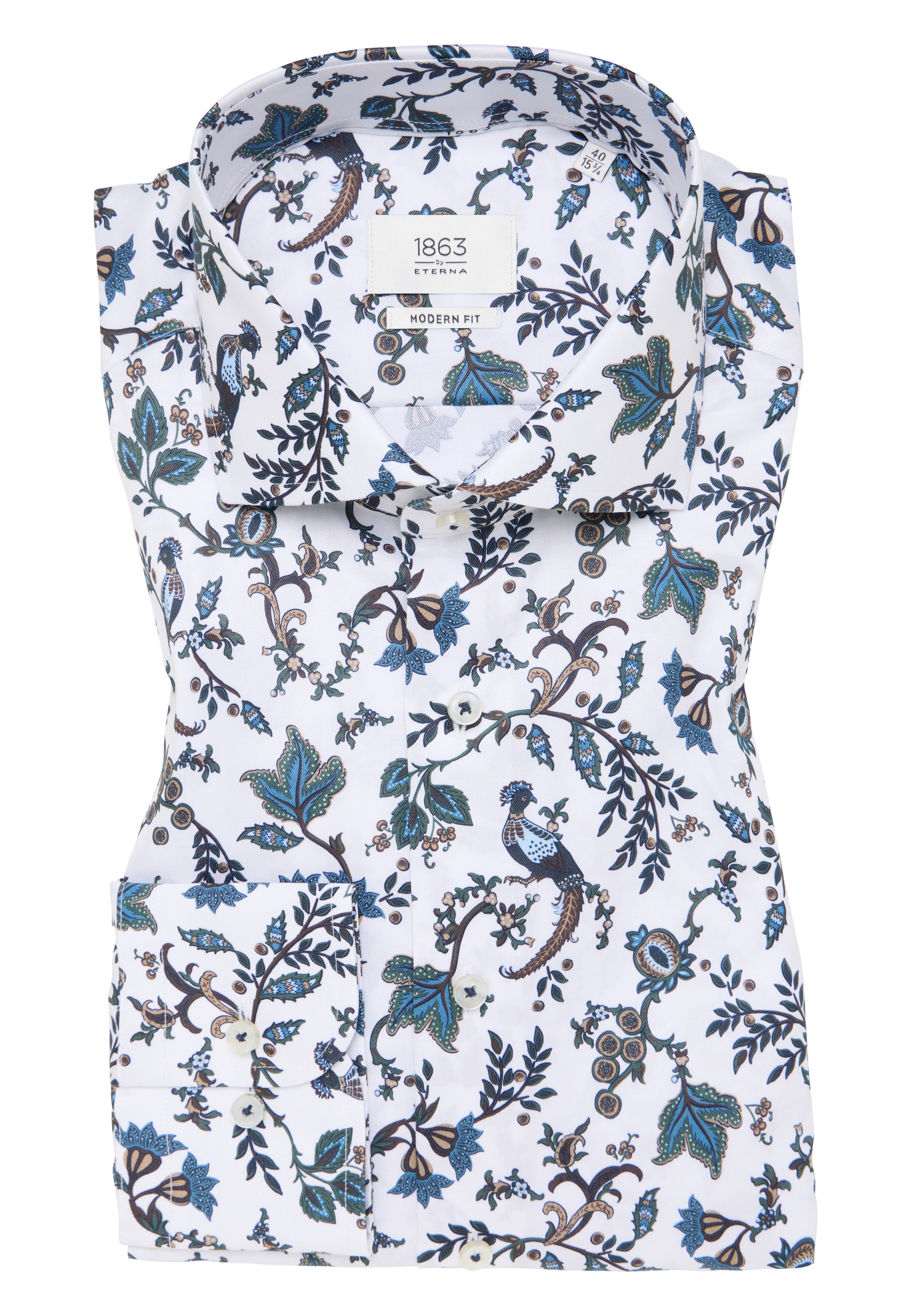 Eterna Langarmhemd »MODERN FIT« NON IRON (bügelfrei)