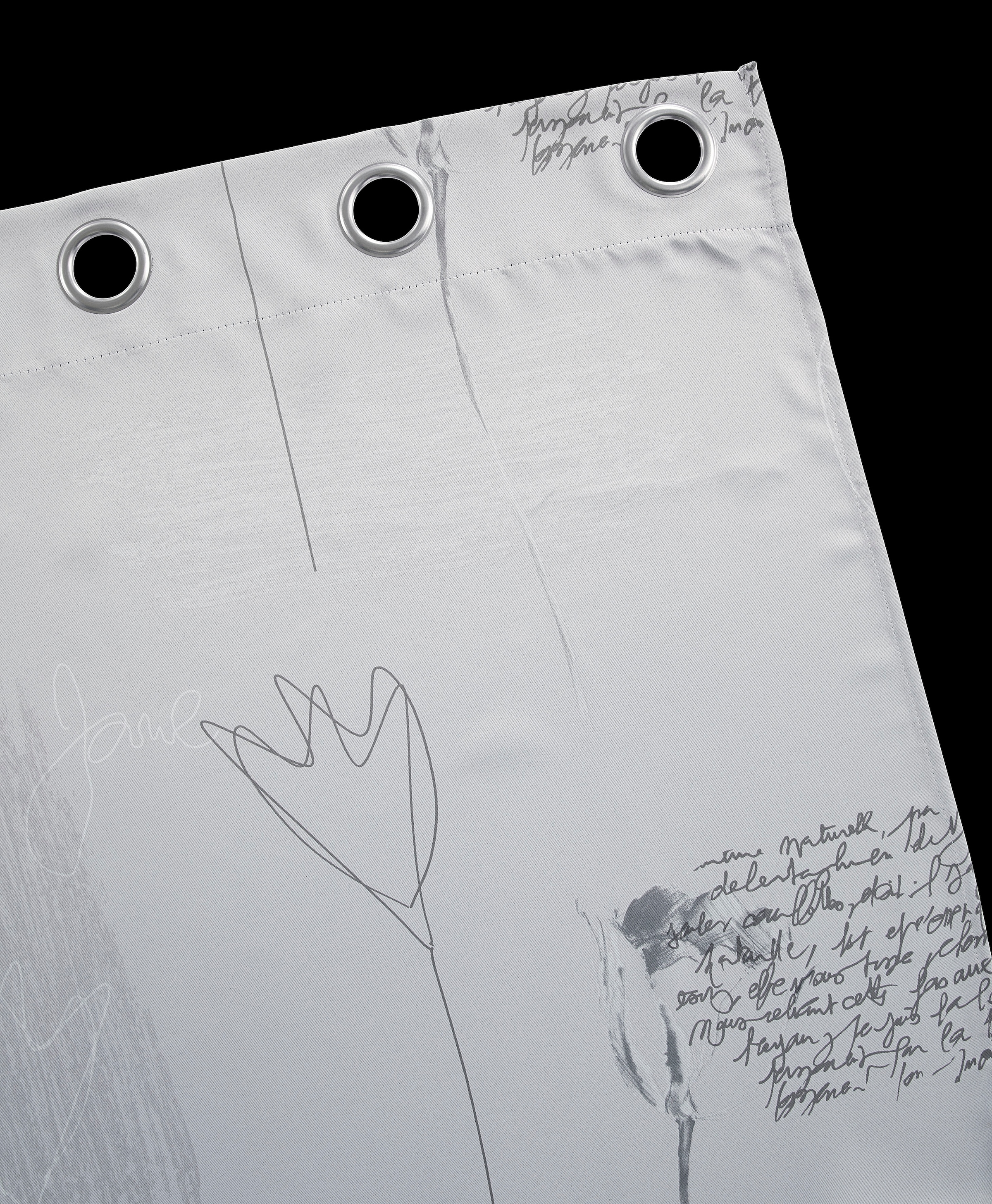 my home Vorhang »AMSTERDAM« Ösen 1 Stk. tlg. blickdicht, bedruckt, 135x235 cm,