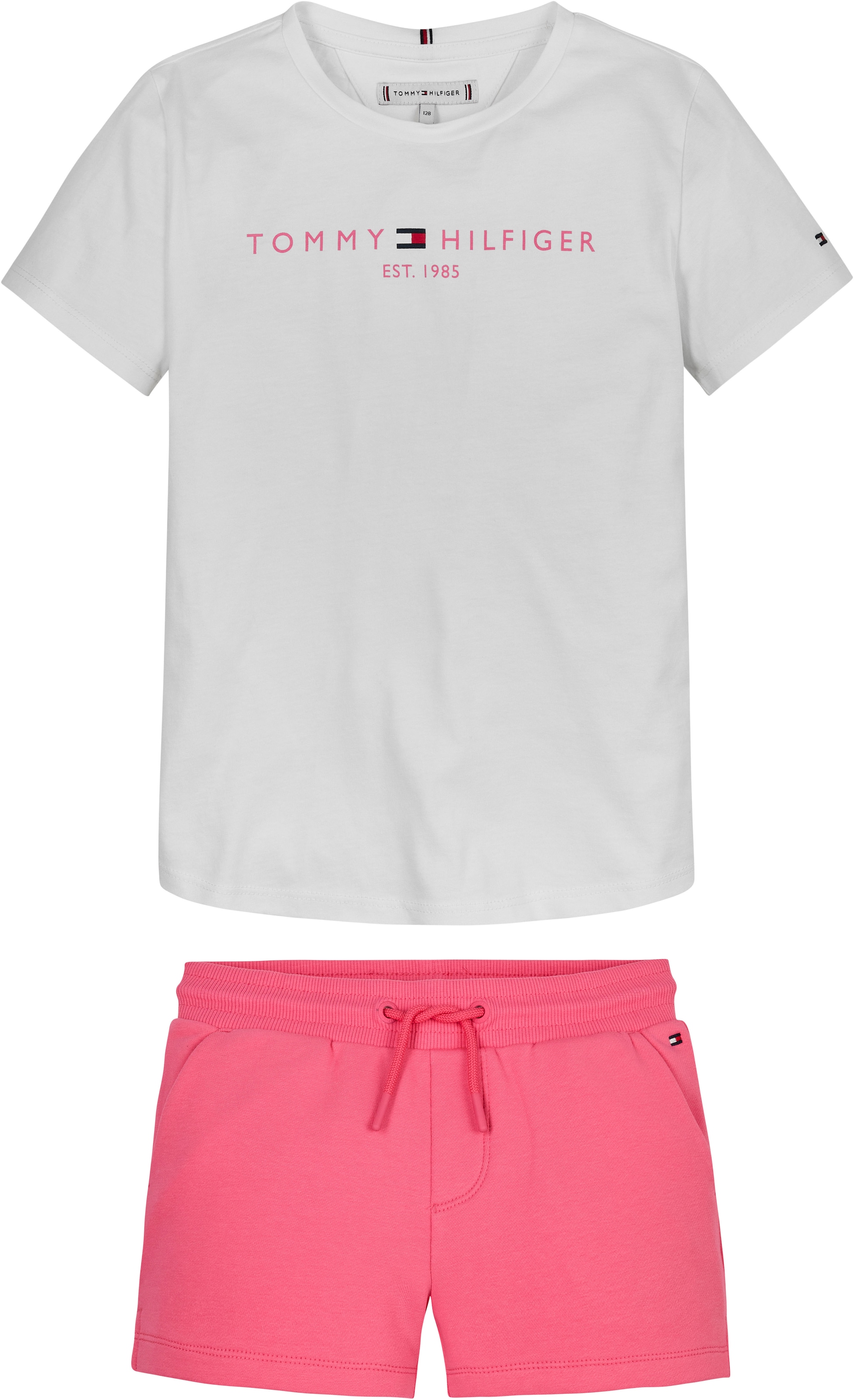 Tommy Hilfiger T-Shirt »ESSENTIAL TEE SHORT SET«, (Set, 2 tlg., Shirt + Shorts), Kinder bis 16 Jahre