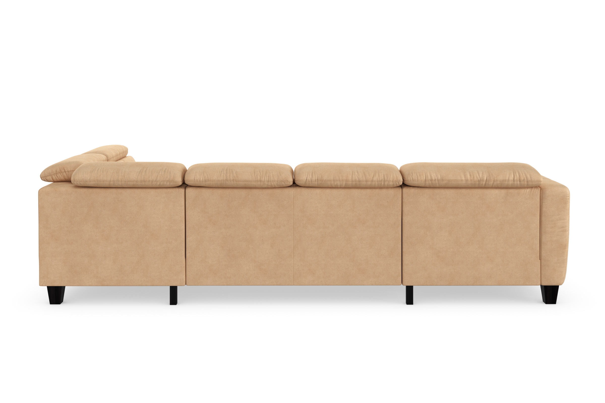 sit&more Wohnlandschaft »Belluci U-Form« Kopfteilverstellung und Federkern, wahlweise mit Bettfunktion