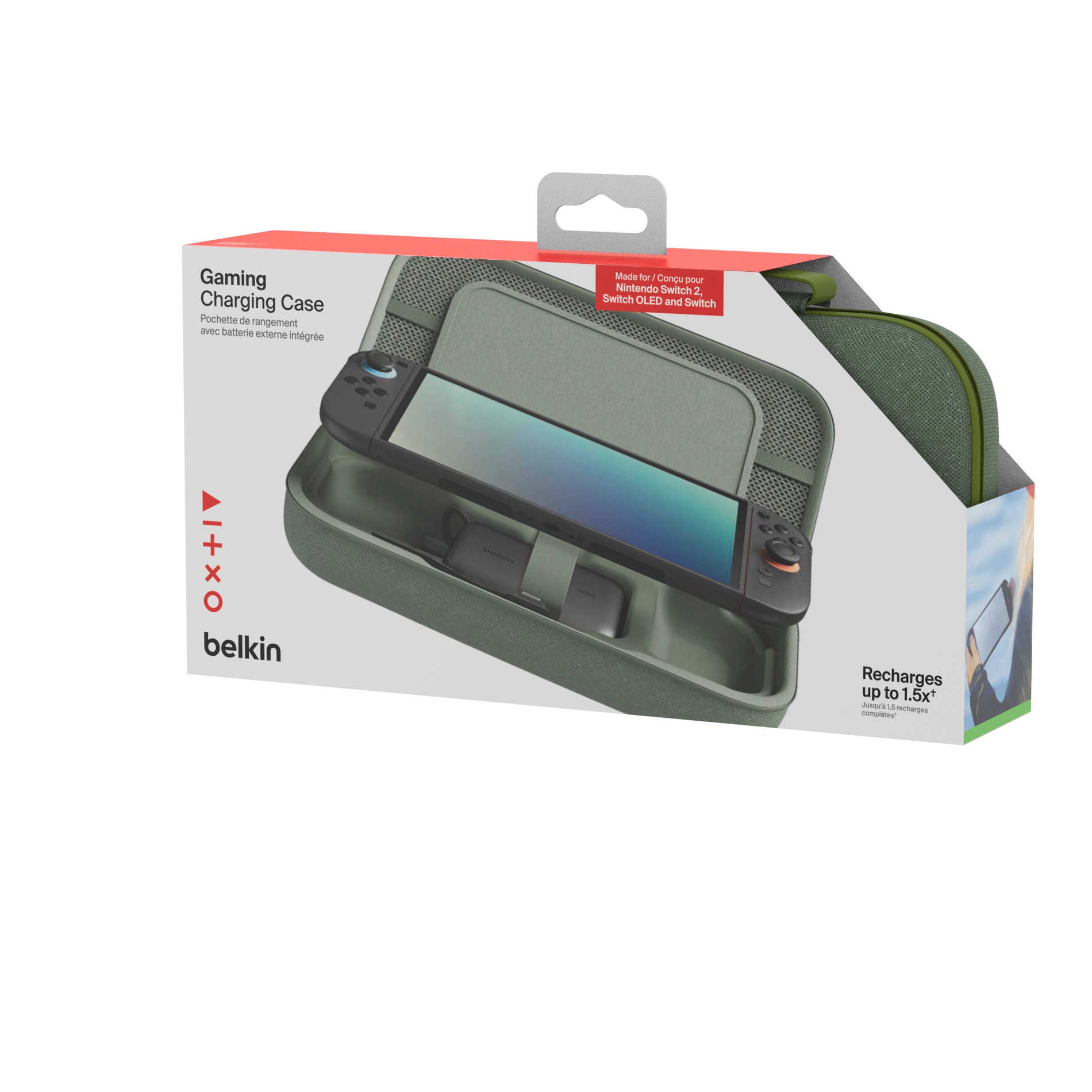 Belkin Powerbank »Gaming Tasche mit Powerbank« Belkin Charging Case Powerbank für Nintendo Switch 2, sand