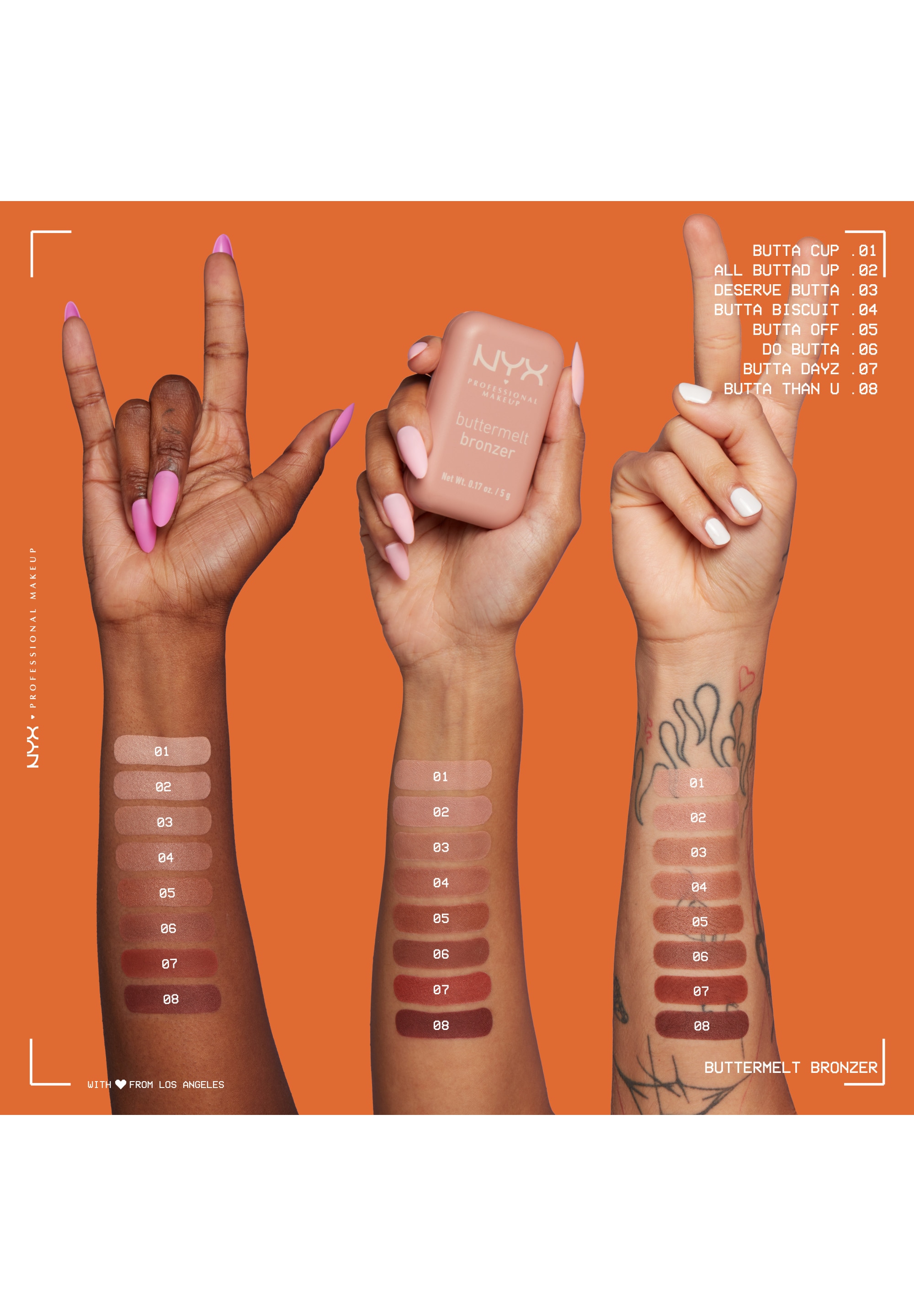 NYX Bronzer »Buttermelt Bronze Bronzer« für einen natürlichen Glow, der den ganzen Tag lang hält