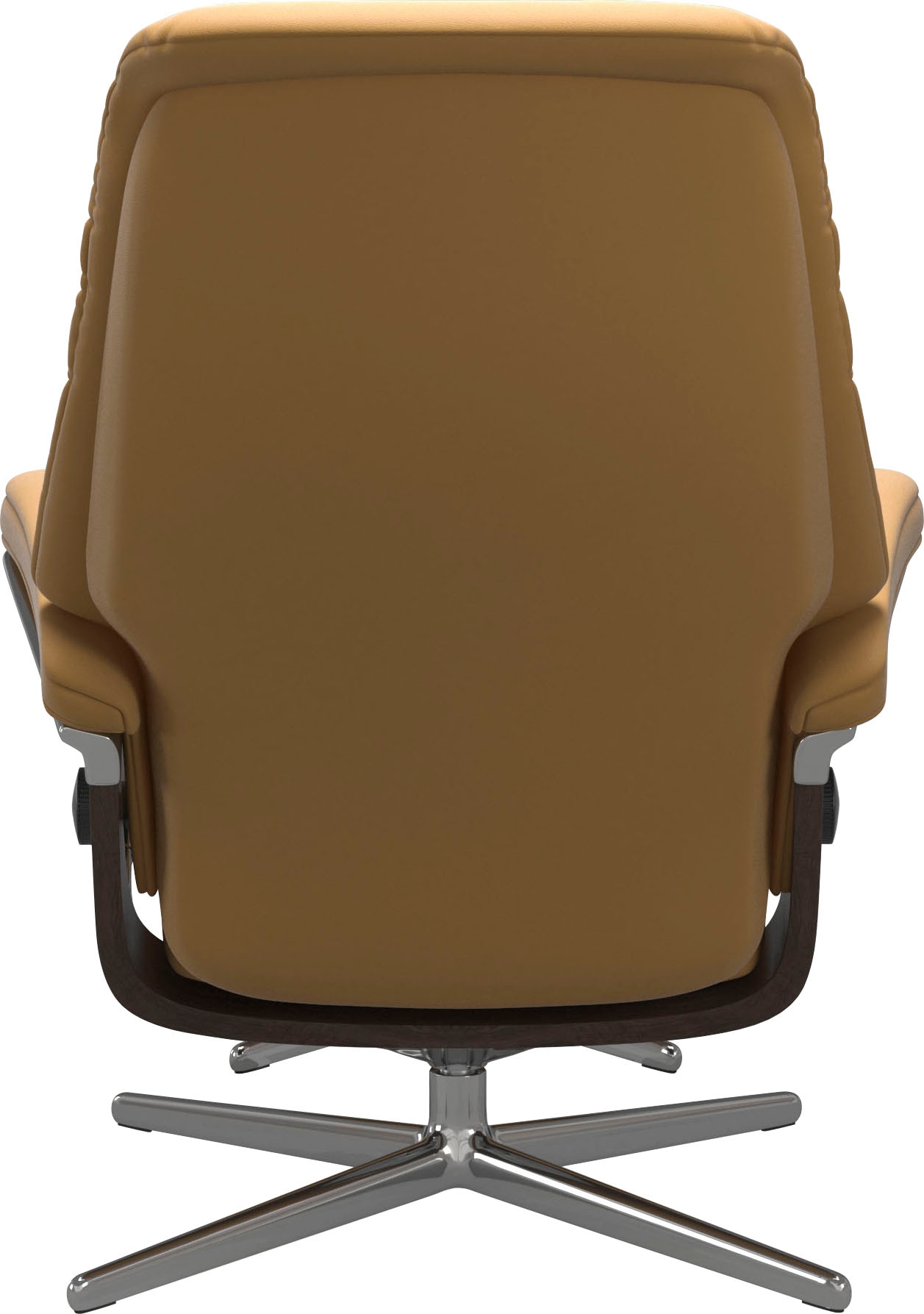 Stressless® Relaxsessel »Sunrise«, (Set, Relaxsessel mit Hocker), mit Hocker, mit Cross Base, Größe S, M & L, Holzakzent Wenge