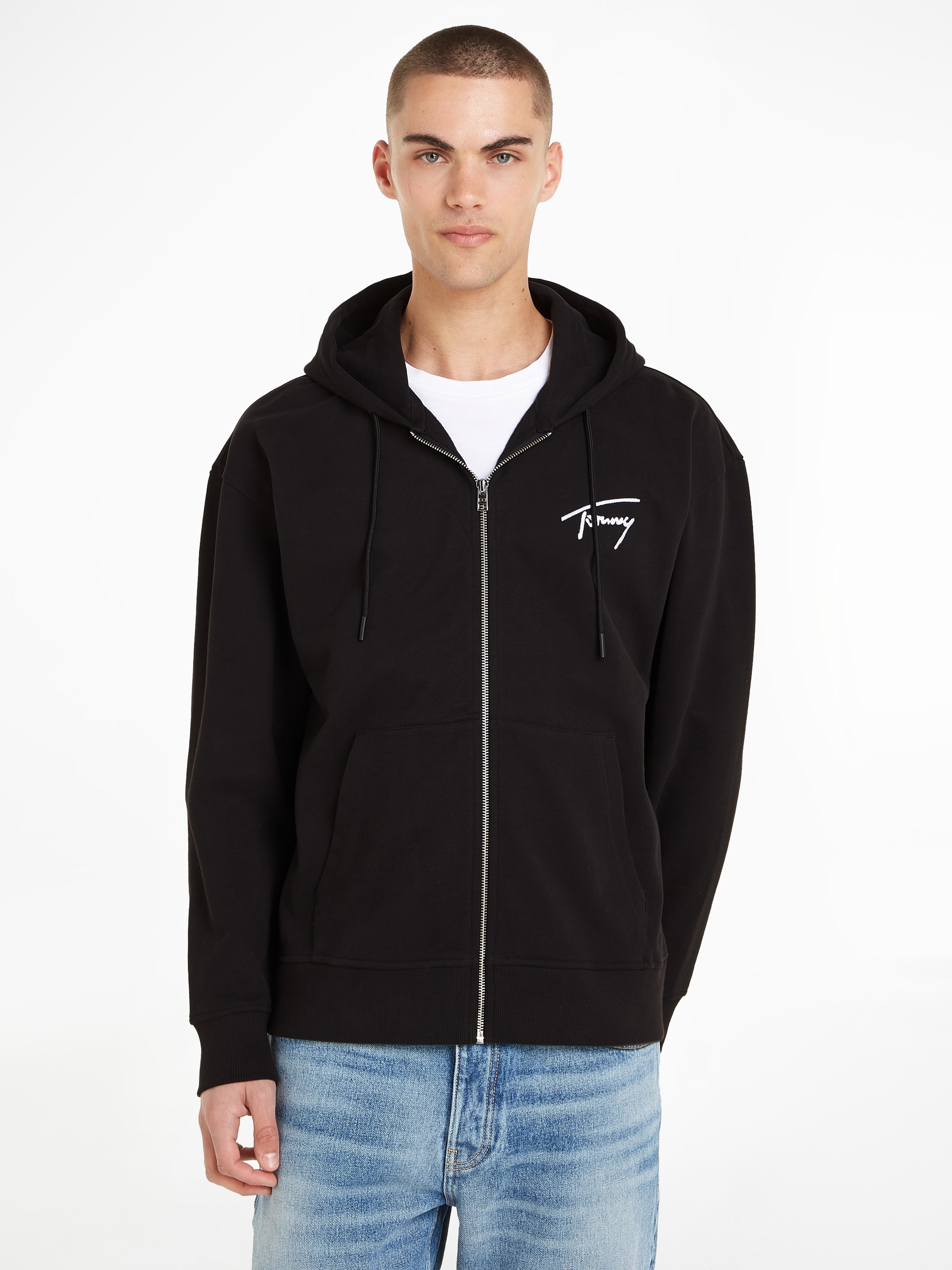 Sweatjacke »TJM RLX SIGNATURE ZIP-THRU EXT«, mit Kordel