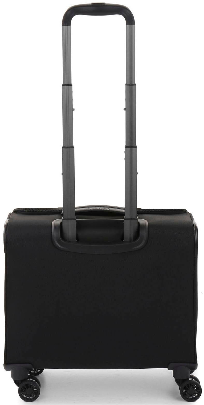 RONCATO Business-Trolley »BIZ 4.0 Business-Trolley, 4R (PC15.6"/TABLET), schwarz«, 4 St. Rollen, Handgepäck-Koffer mit Laptopfach für 15,6" Laptop und TSA Schloss