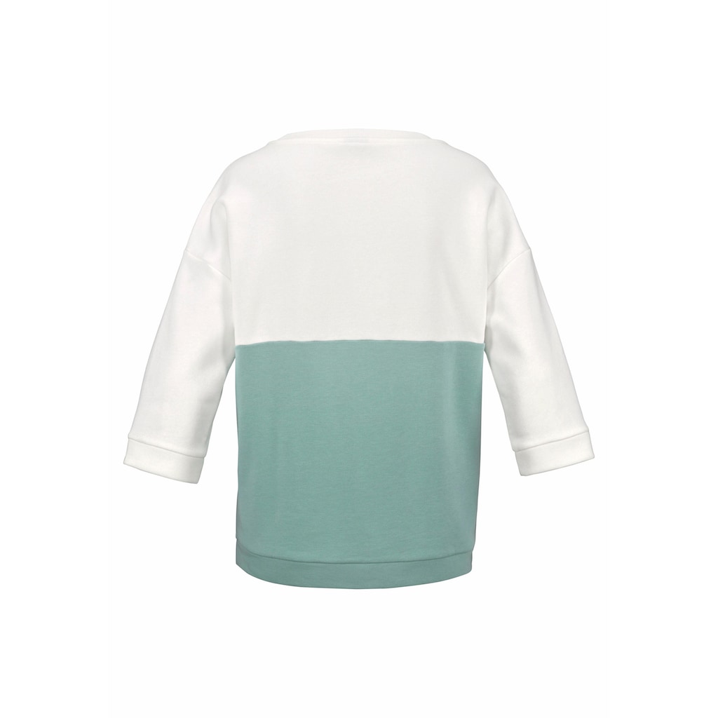 Bench. Sweatshirt, im Colorblocking Design