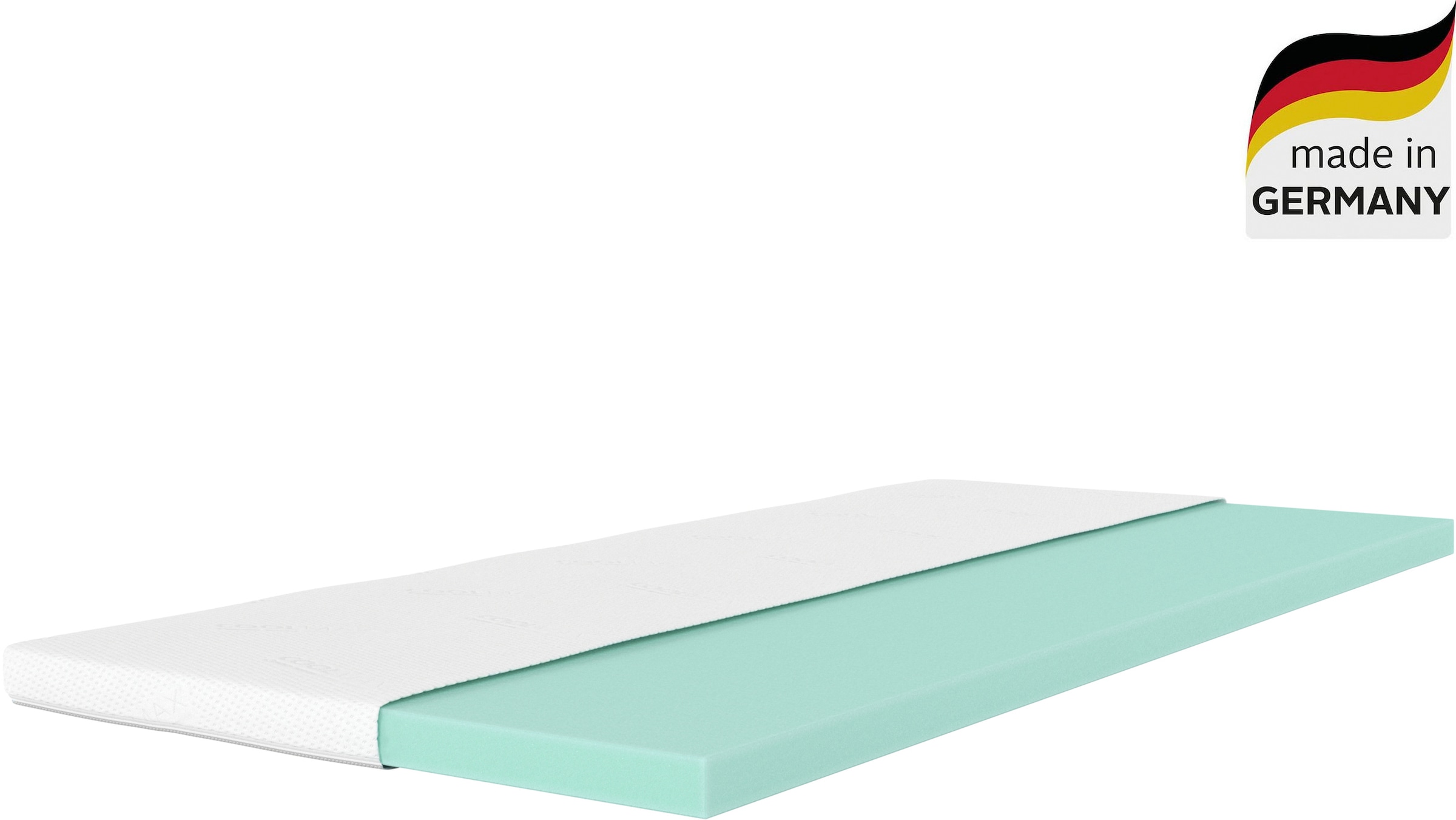 GOODproduct Topper "Belize, Topper 90x200, 140x200, 180x200 cm, in 2 Härtegraden" Matratze, langlebige Qualität (RG 39), Hausstauballergiker geeignet