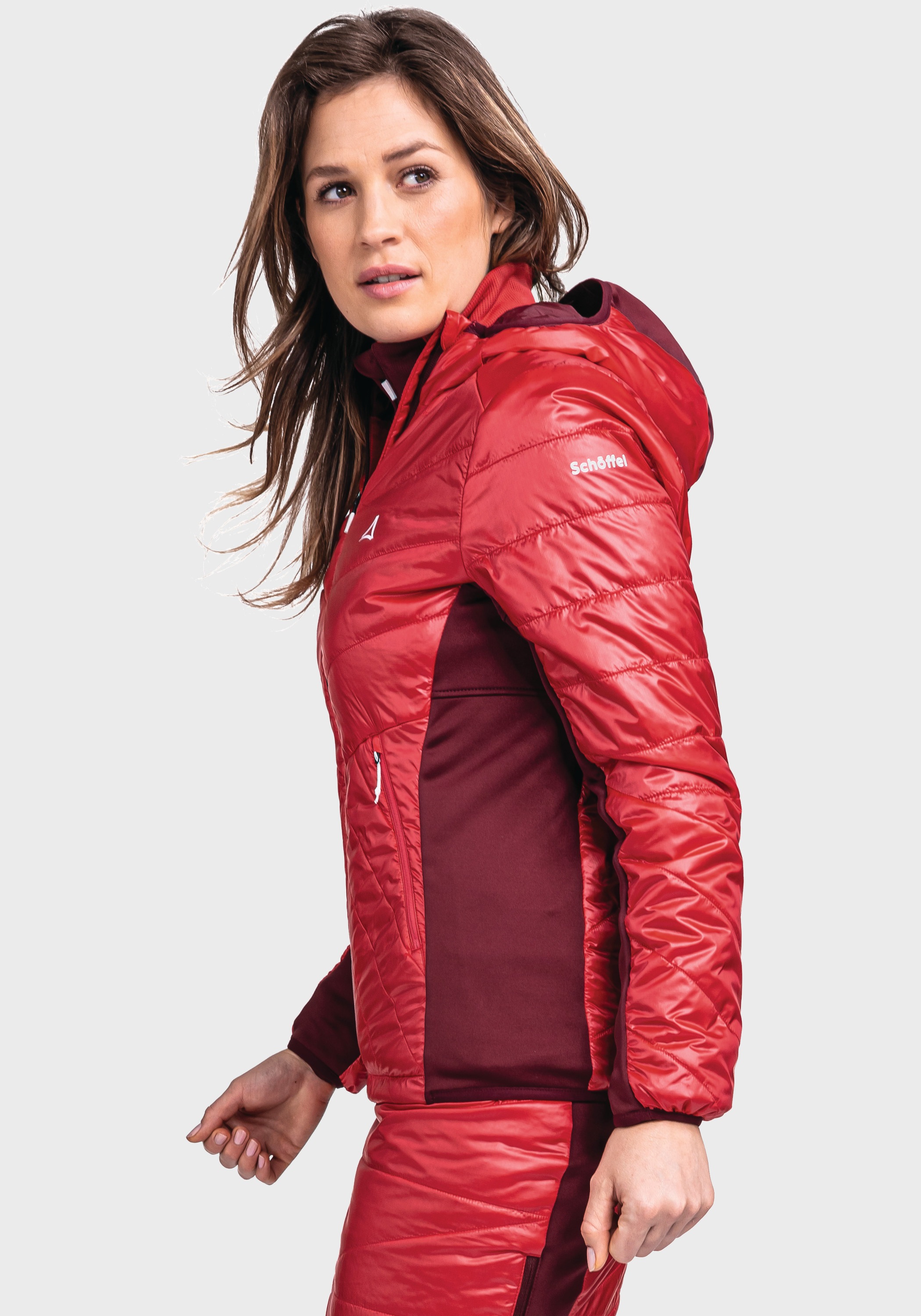 Schöffel Outdoorjacke »Hybrid Jacket Stams L«, mit Kapuze
