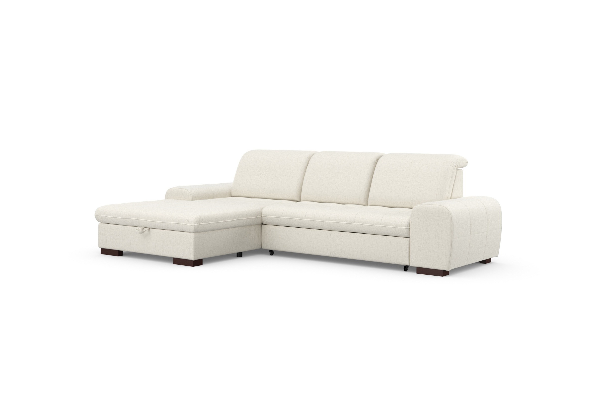 sit&more Ecksofa »Luxor L-Form«, wahlweise mit Bettfunktion, Bettkasten und Kopfteilverstellung