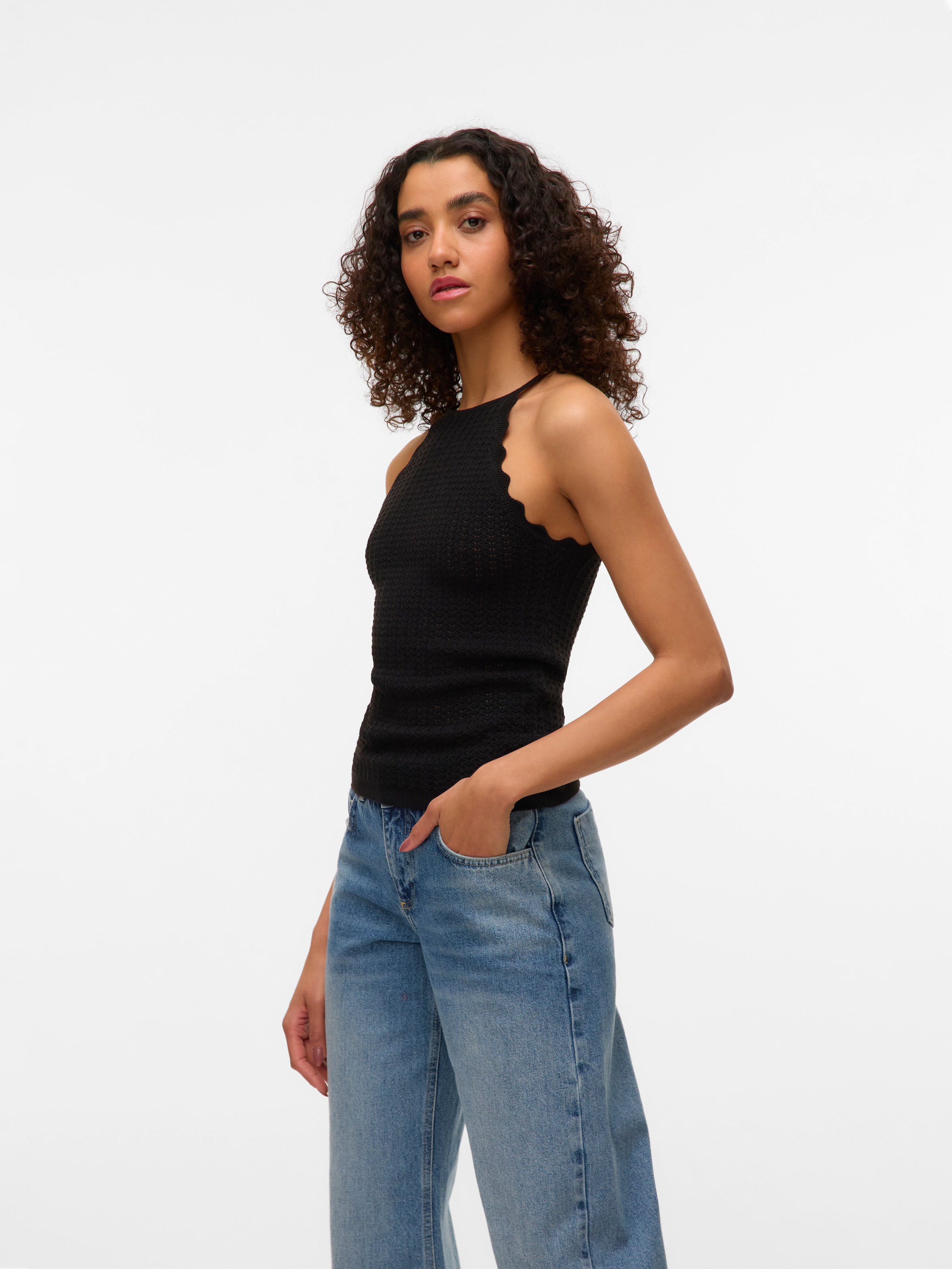 Vero Moda Stricktop »VMPANAMA SL KNIT TOP VMA NOOS«