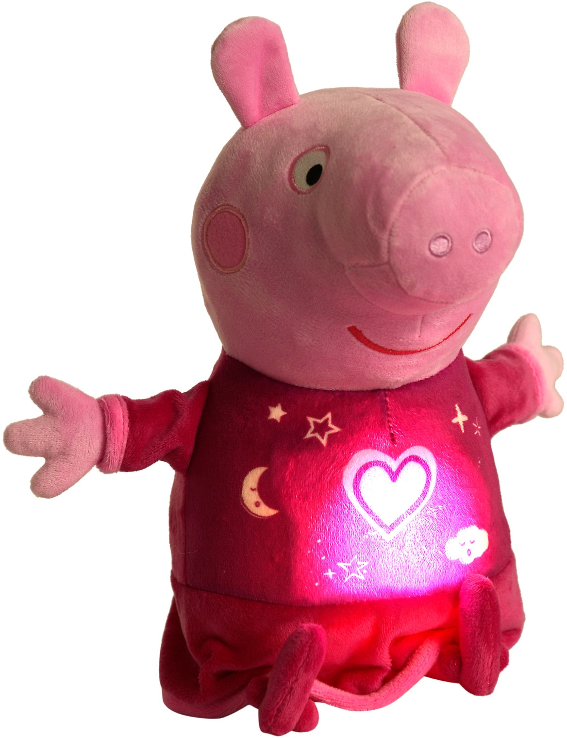 SIMBA Plüschfigur »Peppa Pig, Gute Nacht Peppa«, mit Sound und Schlummerlicht