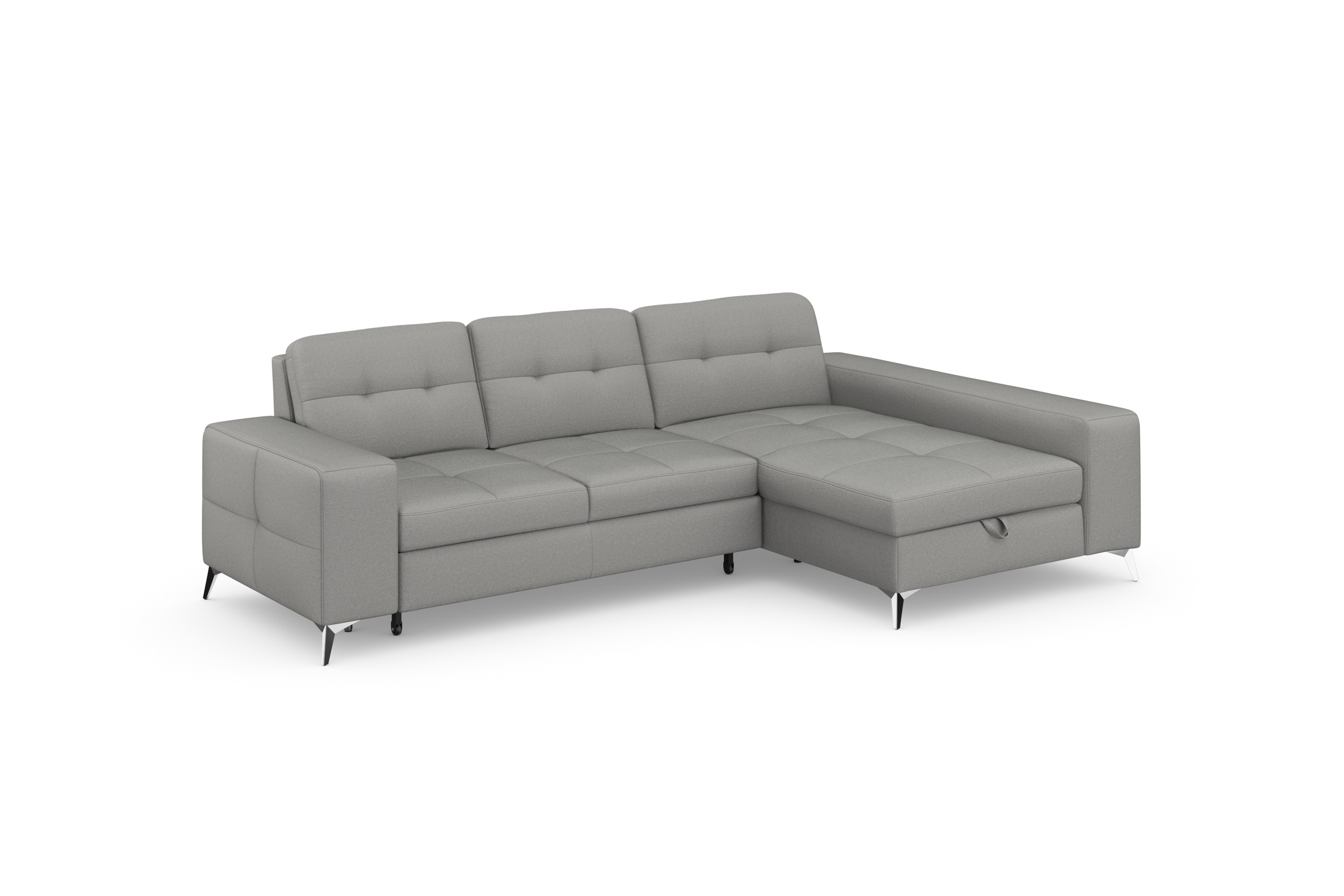 sit&more Ecksofa »Baviene L-Form«, inklusive Sitztiefenverstellung und Federkern, wahlweise Bettfunktion