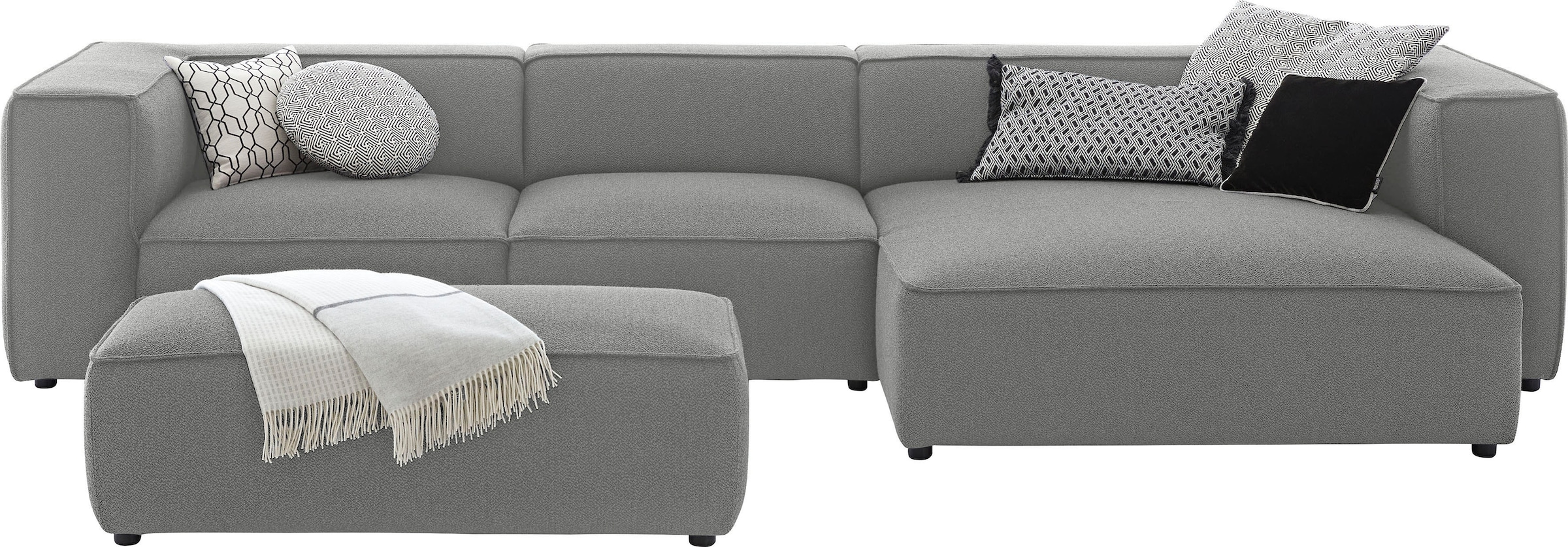 W.SCHILLIG Hocker »around-the-block« mit eleganter Biese