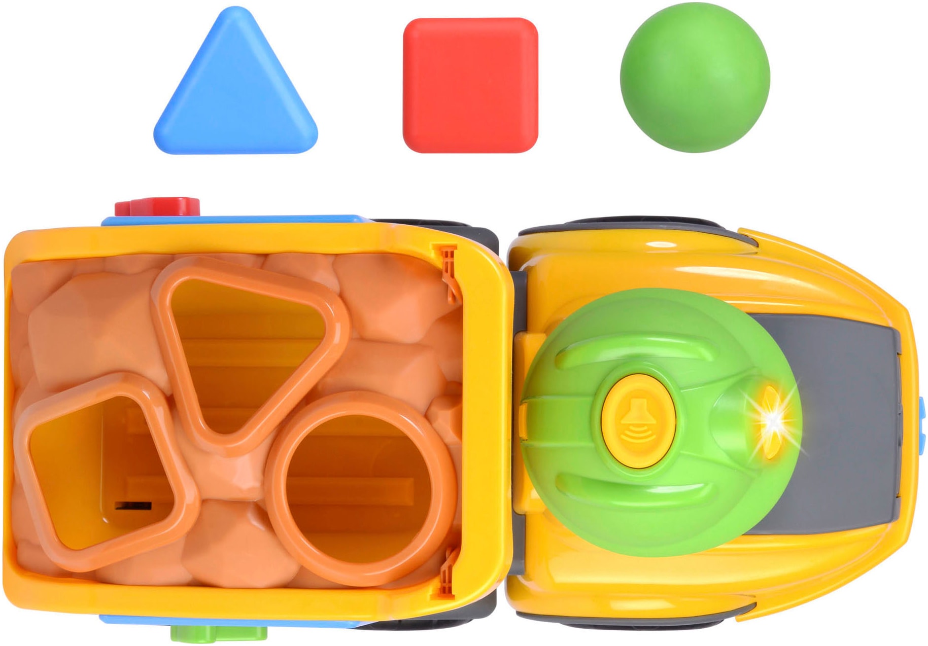 Dickie Toys Steckspielzeug »ABC Harry Hauler Sortierfahrzeug«, mit Licht- und Soundeffekt