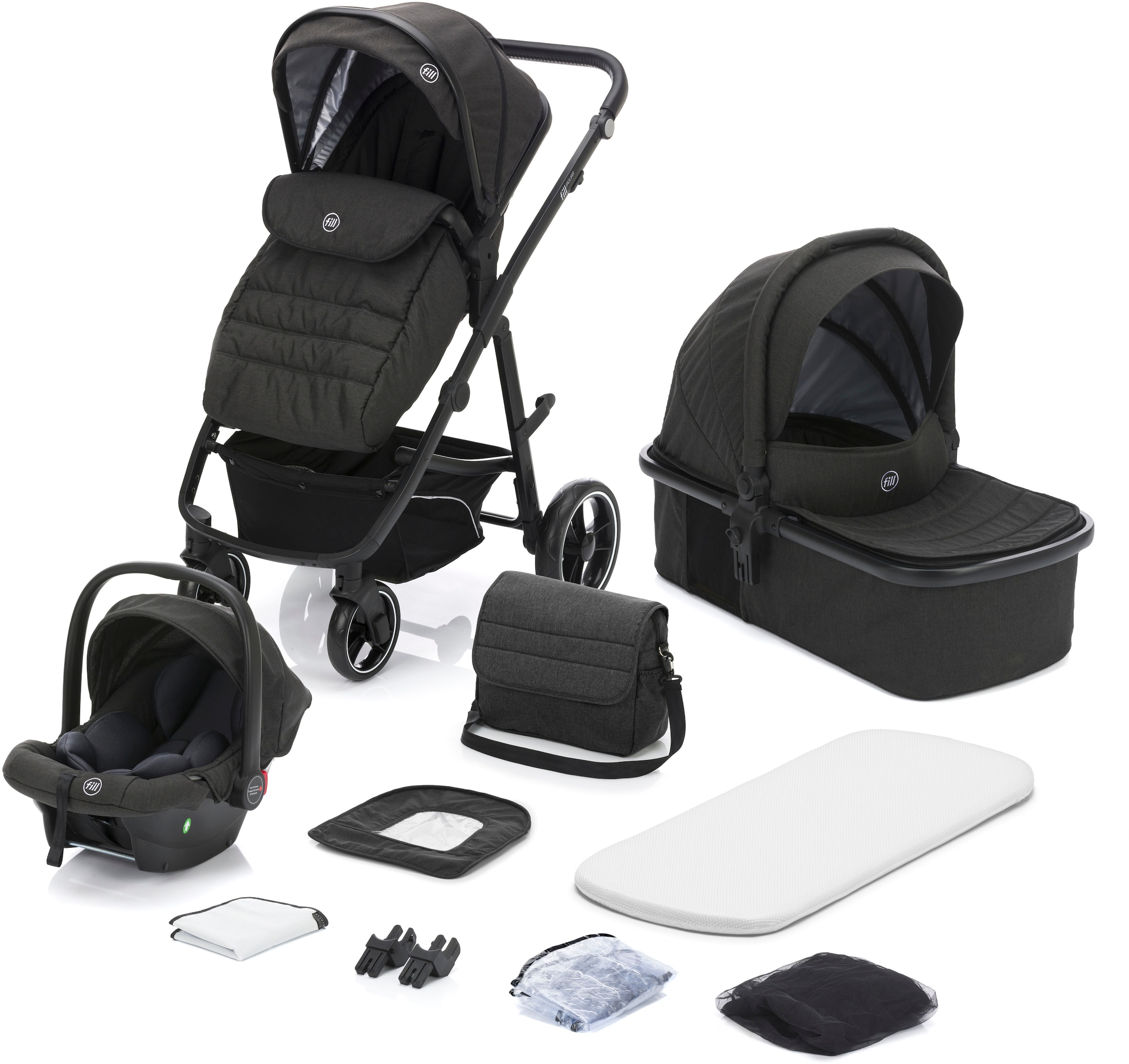 Fillikid Kombi-Kinderwagen »Jaguar«, 22 kg