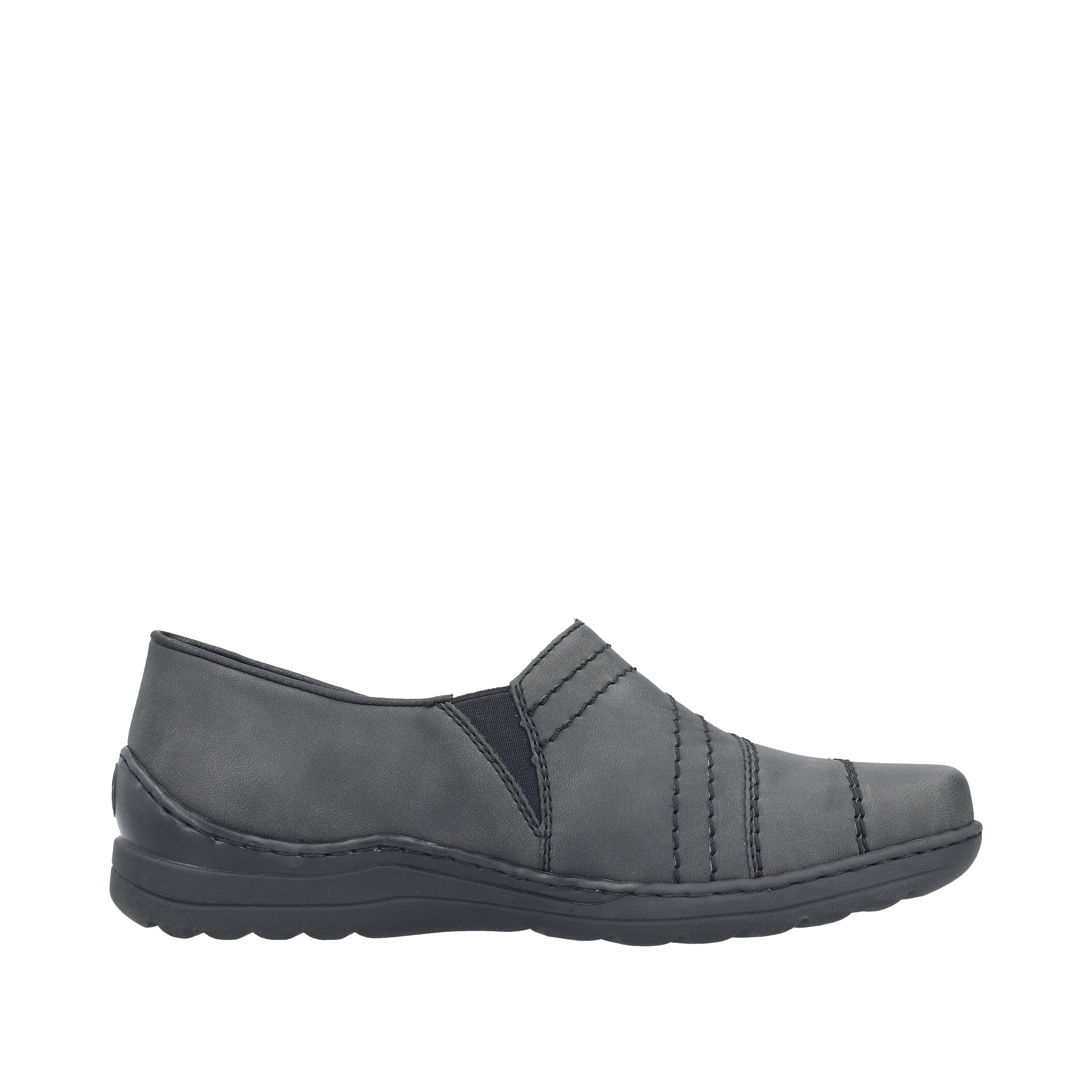 Rieker Slipper  Halbschuh, Schlupfschuh mit Ziernaht und Gummizug