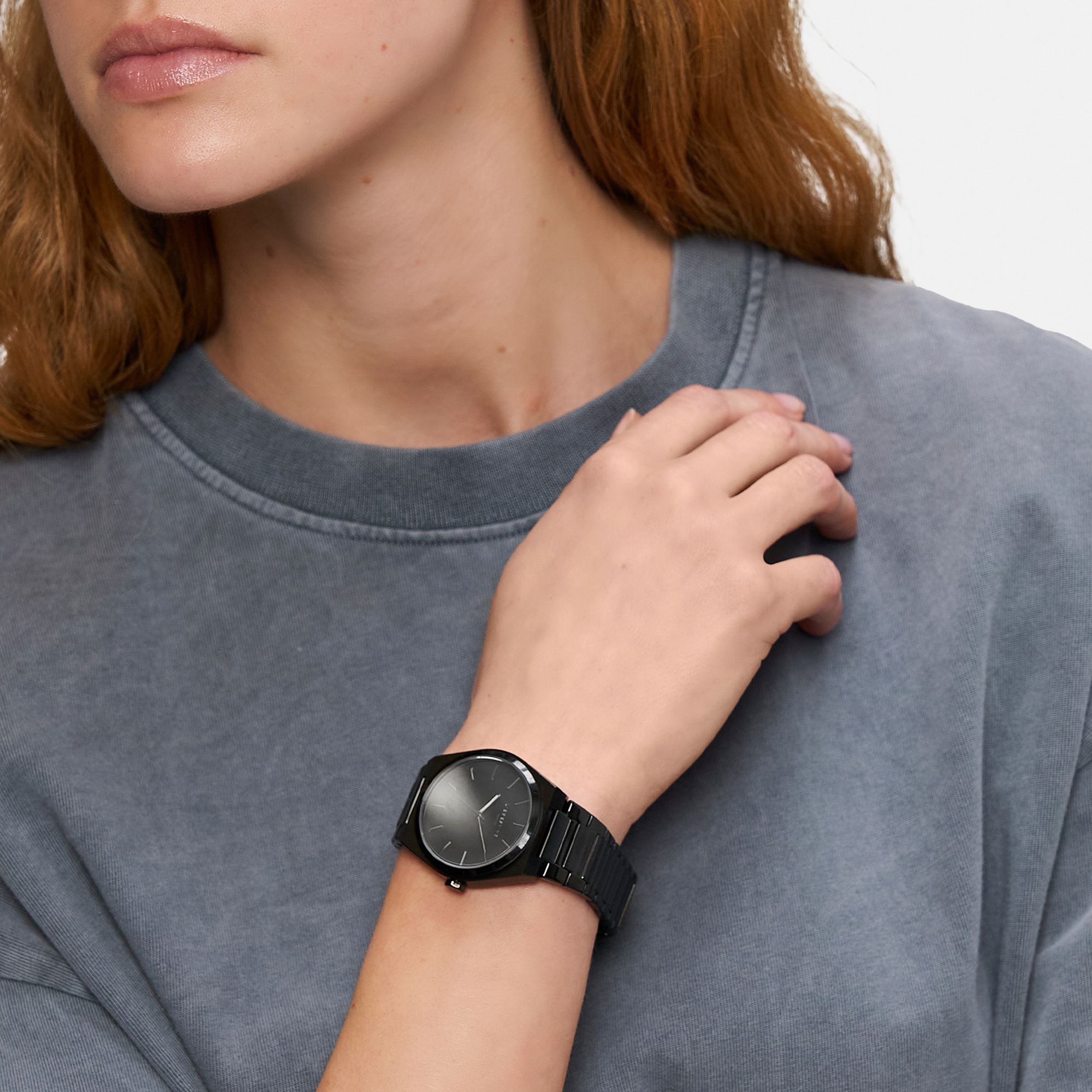 Liebeskind Berlin Quarzuhr »Minimalist 48 mm« Armbanduhr, Damenuhr, Edelstahlarmband, analog