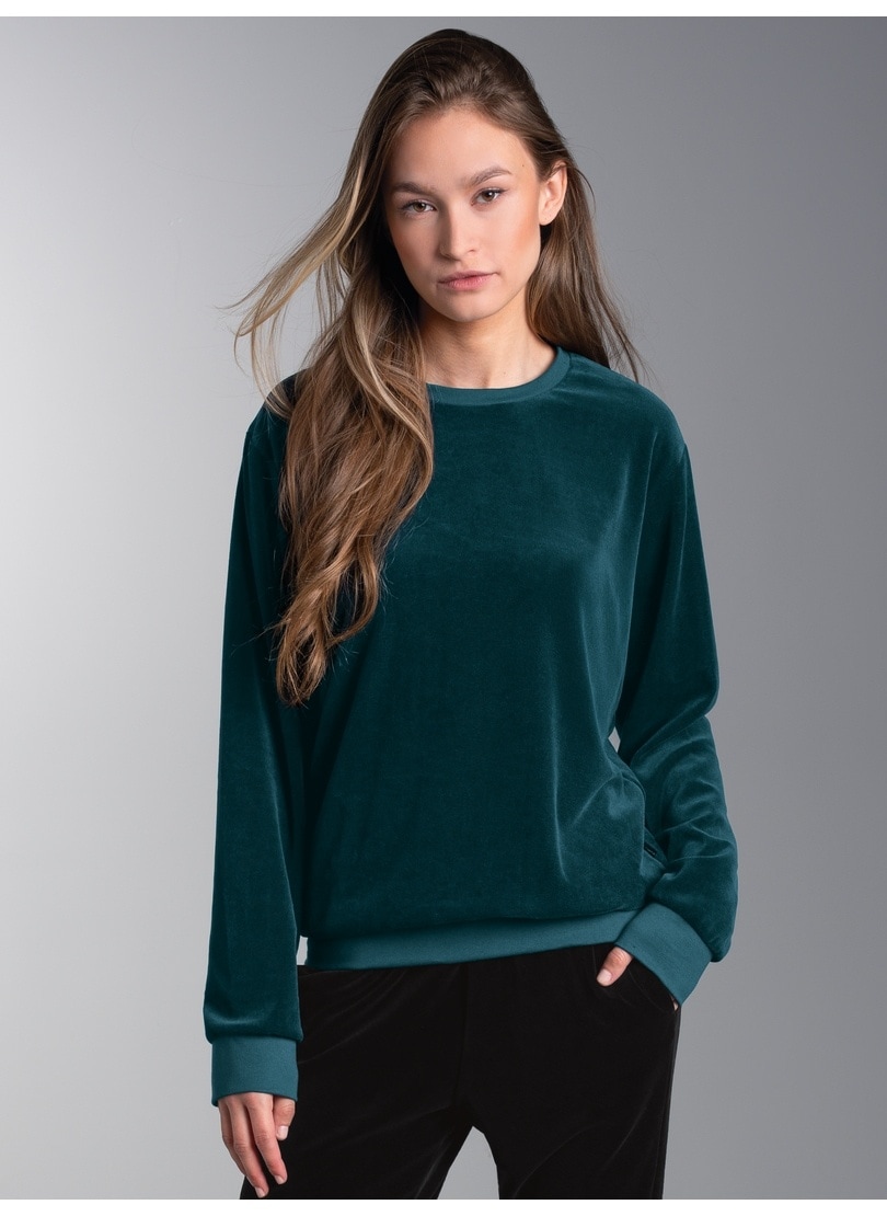 Trigema Sweatshirt »TRIGEMA Nicki-Shirt«

