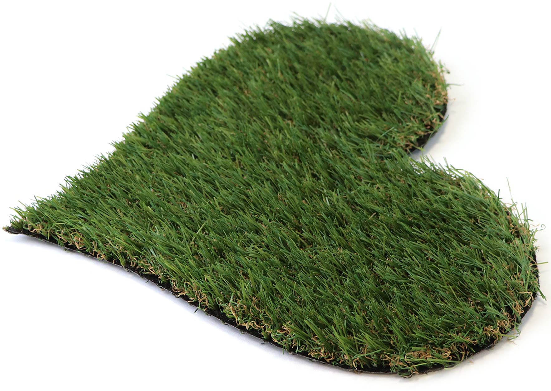 Primaflor-Ideen in 33x27 3 cm Gras- »Herz«, in Platzset XXL Deko-Matte Jahren Textil Optik, 2 Größe Garantie (Set, St.), mit