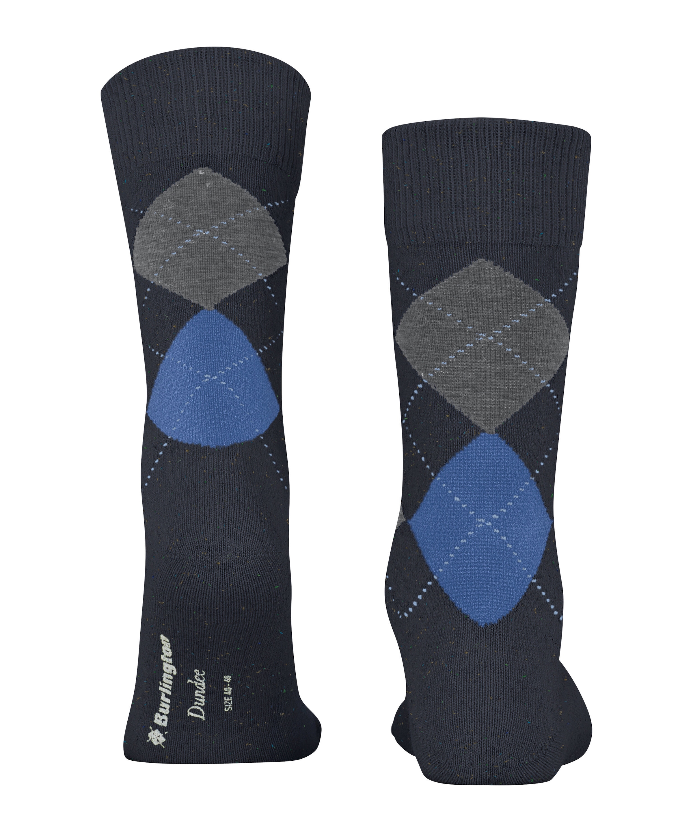 Burlington Socken »Dundee« Einheitsgröße 40-46, Argyle-Muster, Burlington-Clip