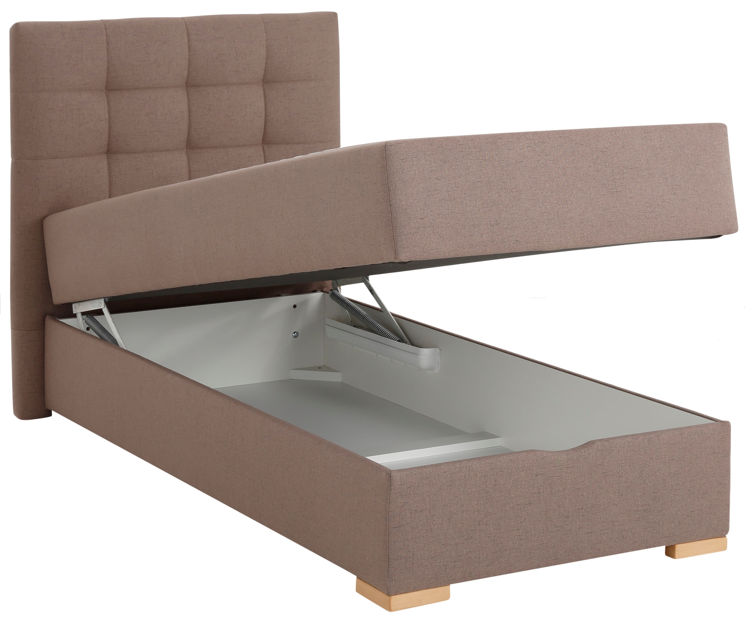 Home affaire Boxbett »Olivet mit Bettkasten« in 4 Farben, 4 Breiten, 2 Matratzenarten, auch in Überlänge 220 cm