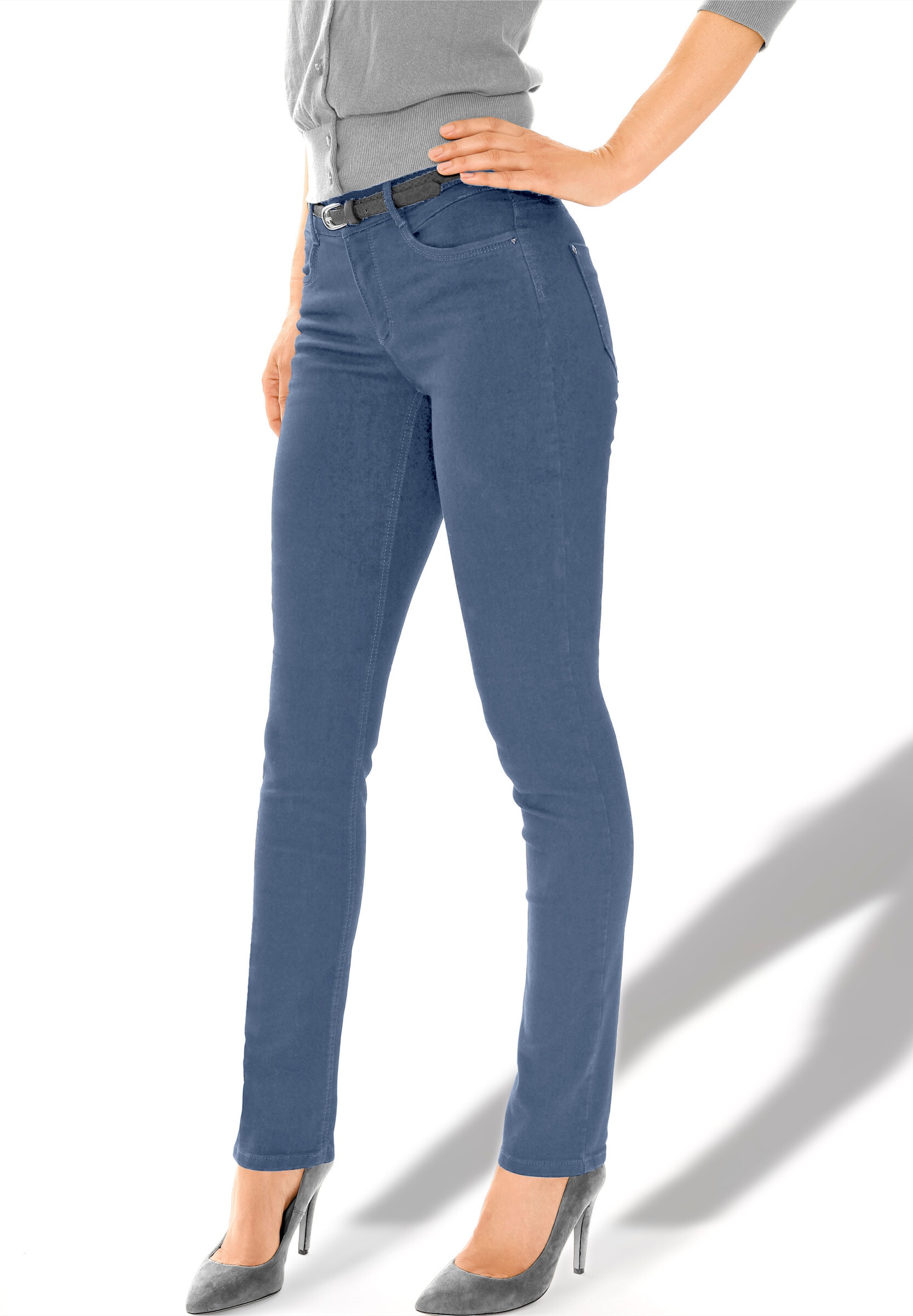 ascari Bequeme Jeans »Edel-Jeans Stretch-Jeans in Röhren-Form«