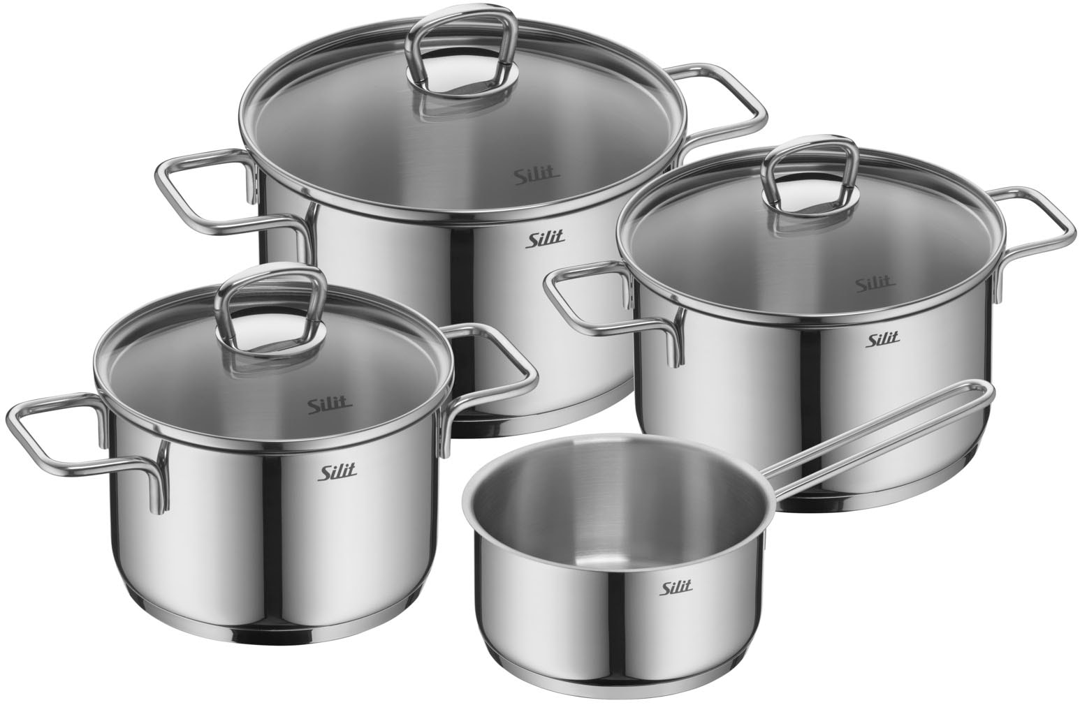 Silit Topf-Set "Alicante" (4tlg,)" Edelstahl