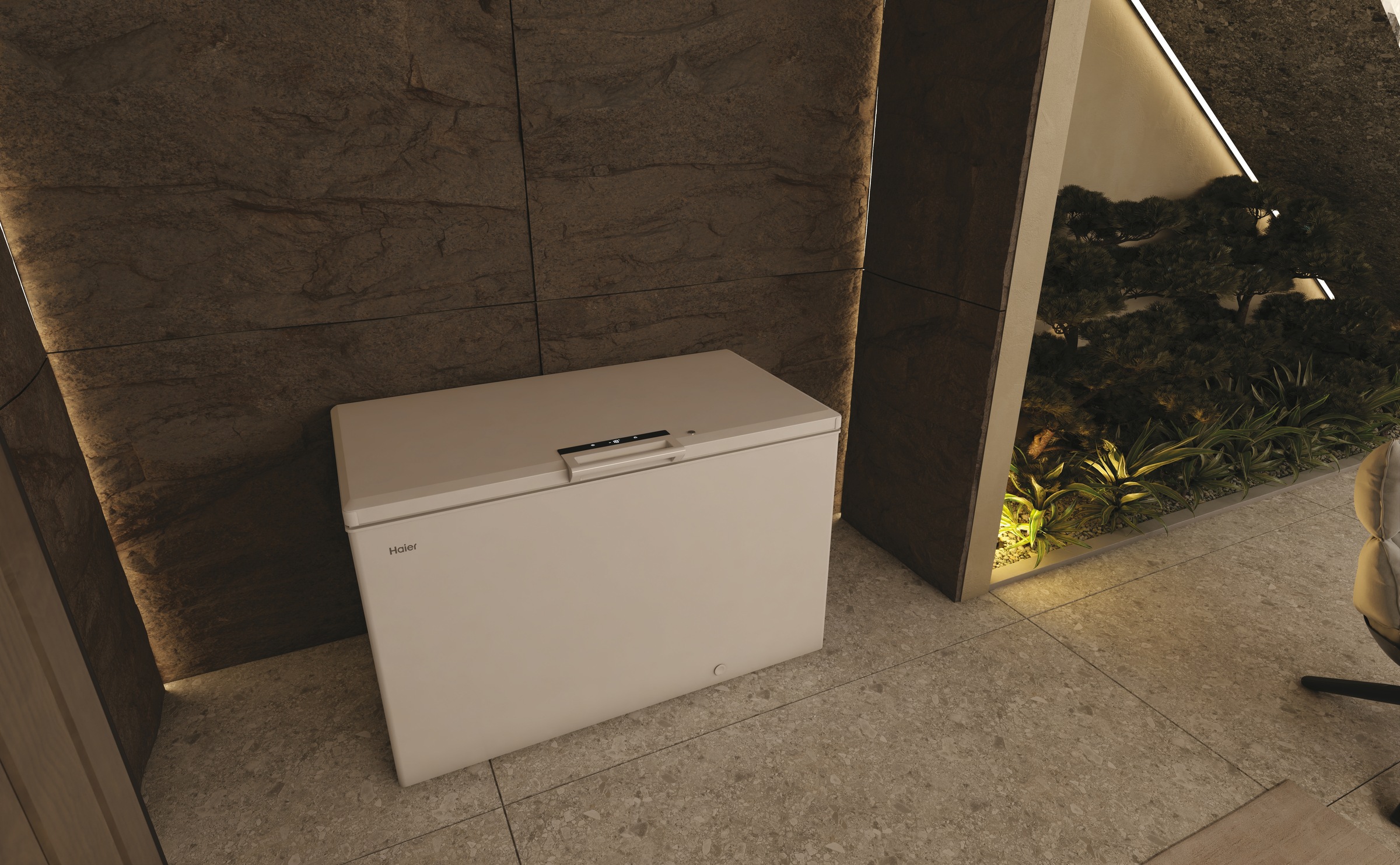 Haier Gefriertruhe CHEST SERIES 3 »HCE420D«, 89,5 cm hoch, 132 cm breit