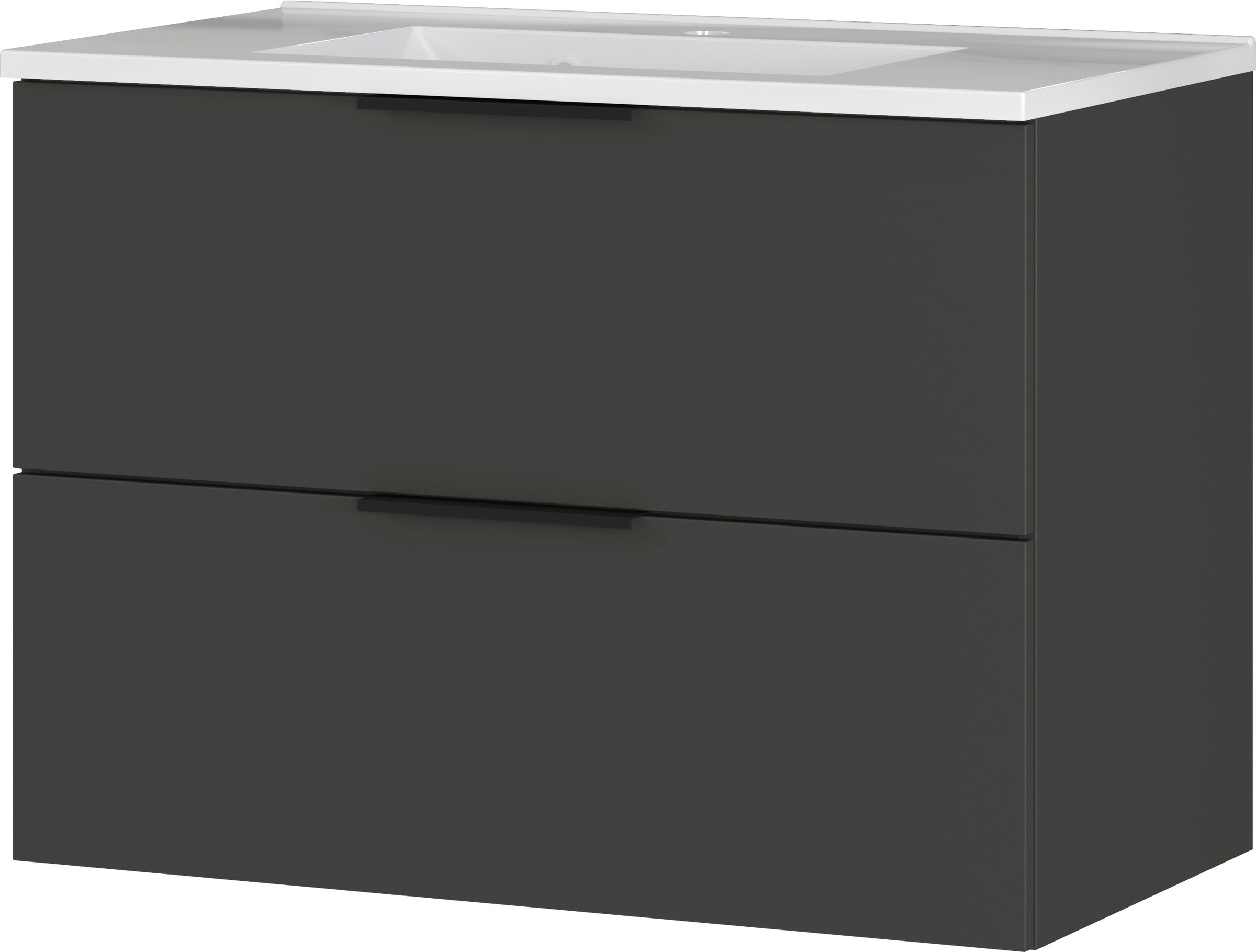 GERMANIA Badmöbel-Set »Crandon«, (5 St.), inkl. WT-Unterschrank, Spiegel, Schrank, Mediumschrank und Kommode