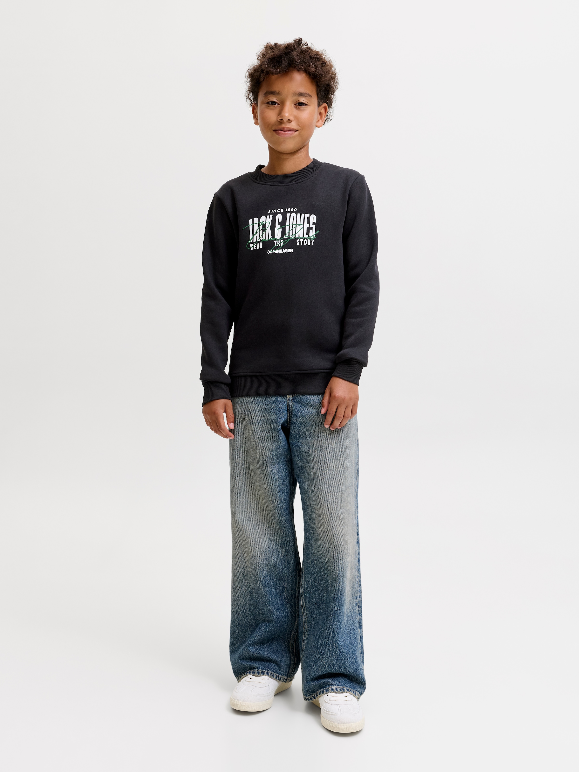 Jack & Jones Junior Sweatshirt »JJAERO SWEAT CREW NECK JNR«, Baumwollmischung, regular fit

