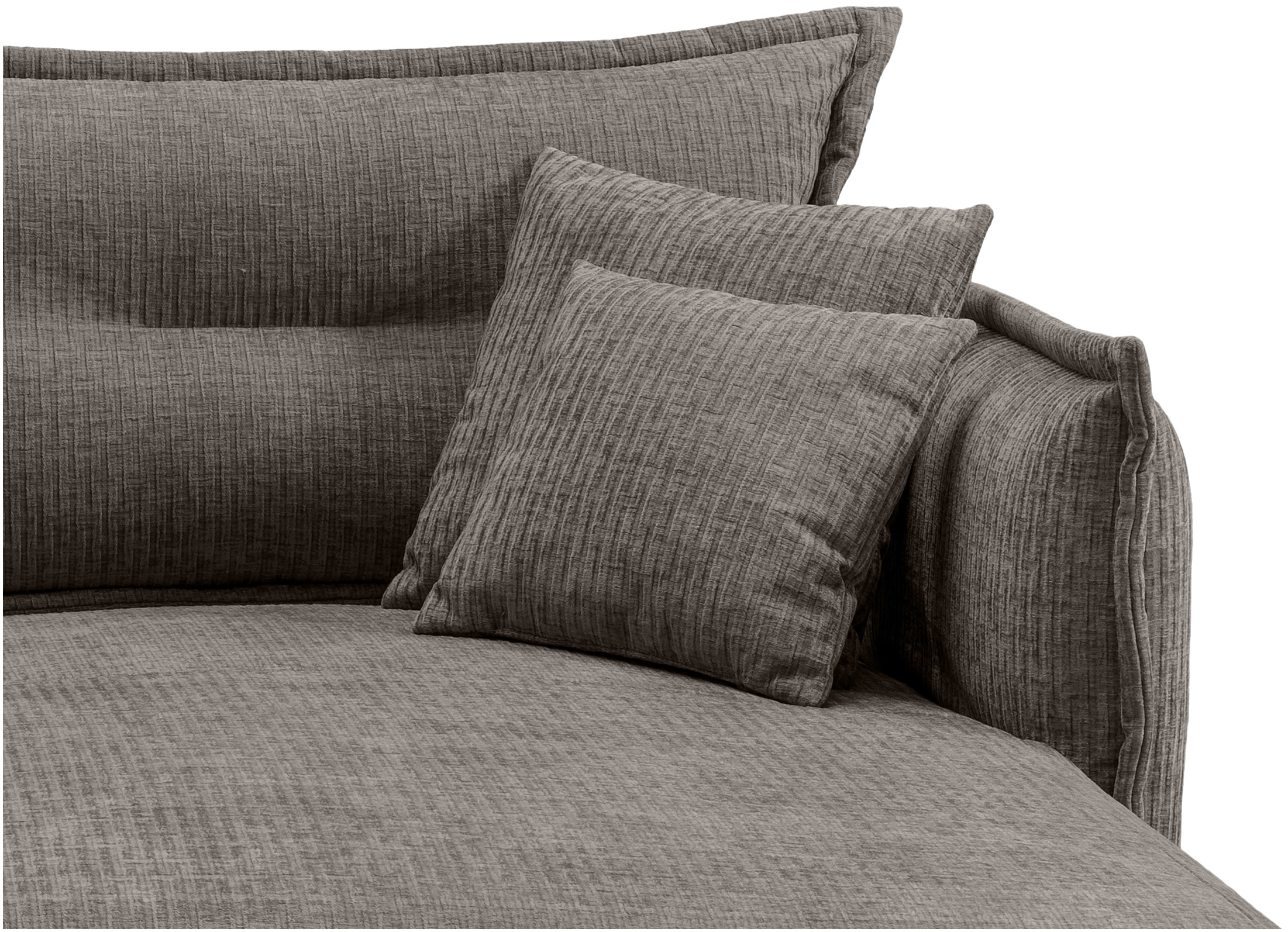 Home affaire Ecksofa »Lazio modernes Design, bequem, schmale Armlehnen, OTTOs Choice« zwei verschiedene Fußfarben wählbar