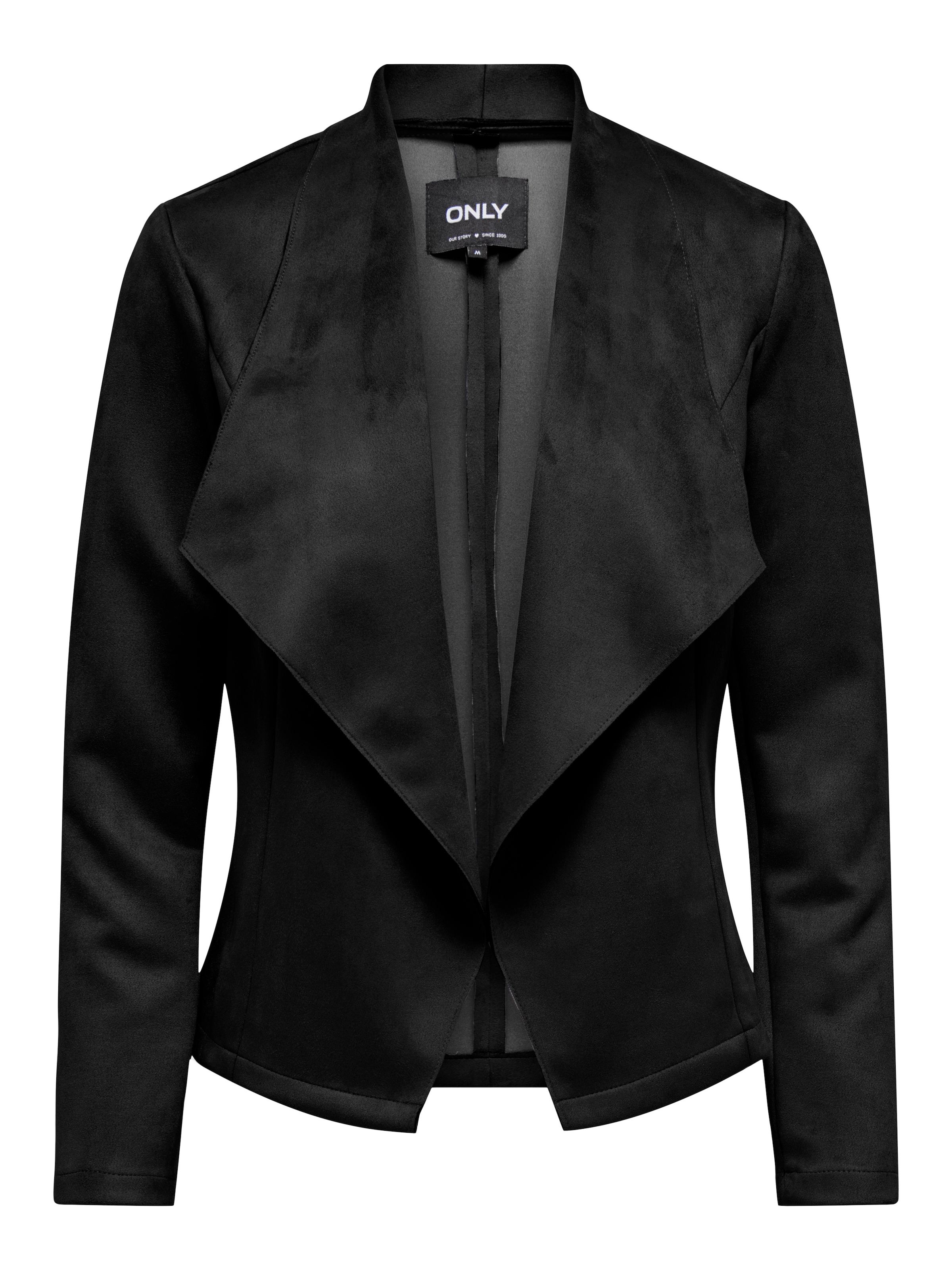 ONLY Kurzjacke »ONLJOLINE FAUX SUEDE DRAPY JACKET OTW« in Wildleder Optik