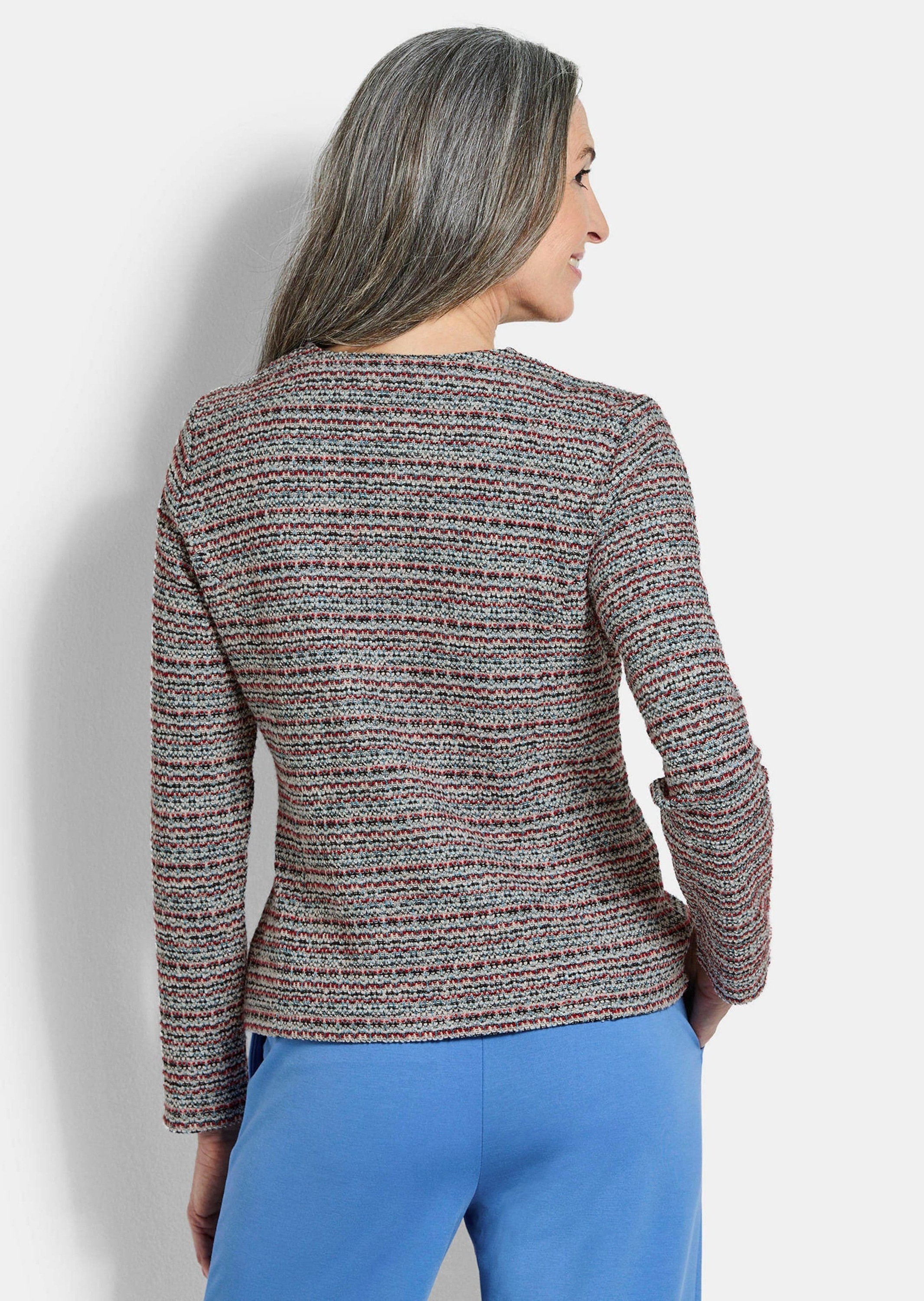 GOLDNER Jackenblazer »Jerseyblazer mit Glanzakzenten« Passformnähte