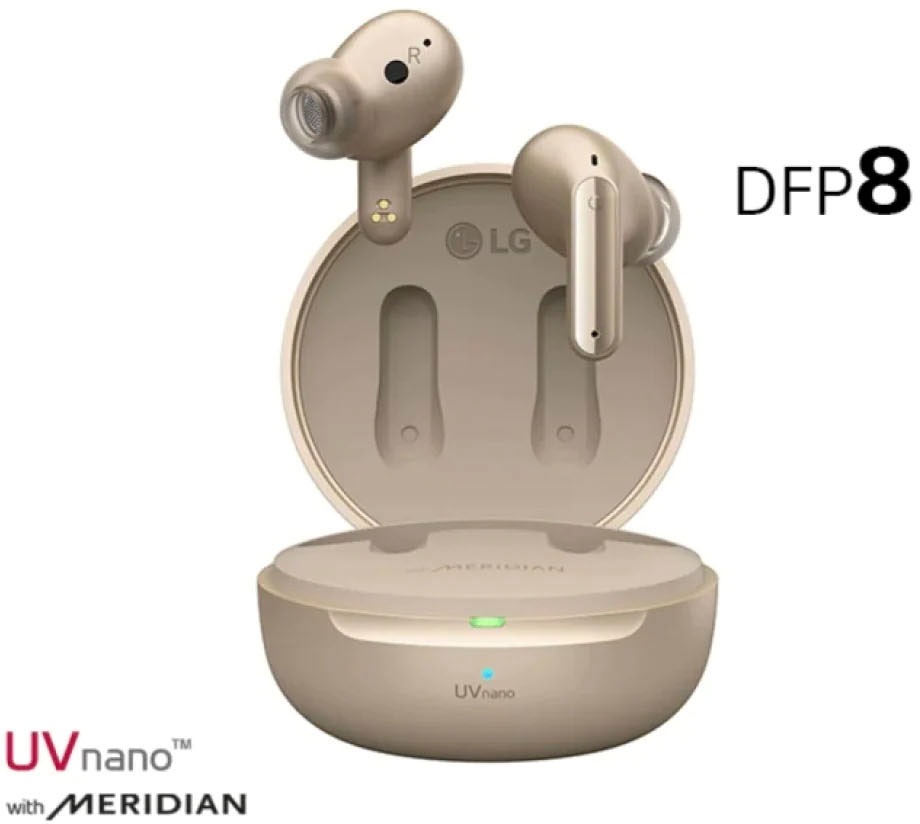LG In-Ear-Kopfhörer »TONE Free DFP8E«, Bluetooth, Active Noise Cancelling (ANC)